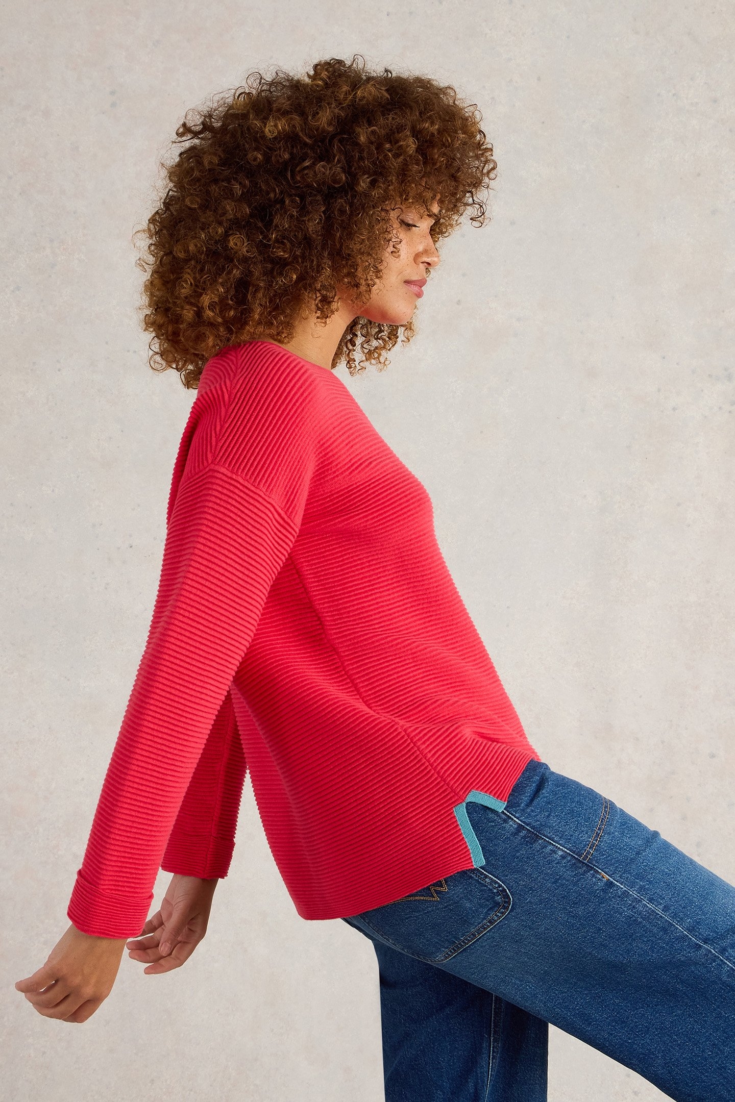 JANA JUMPER BRIGHT PINK 4