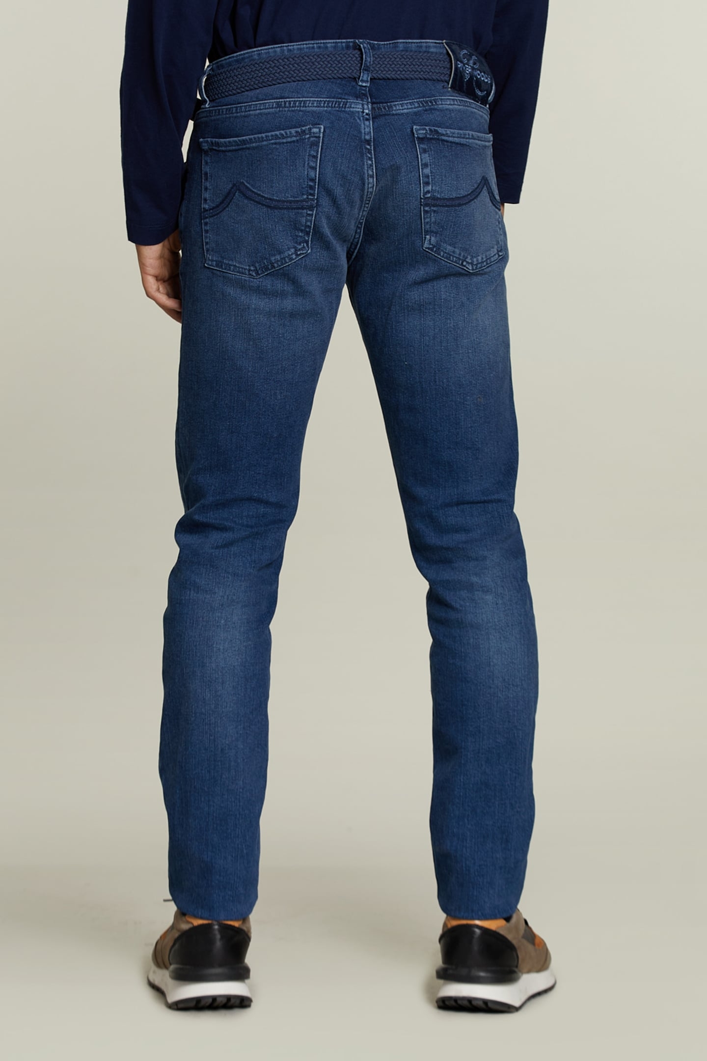 SLIM FIT 5-POCKET JEANS STONE 2