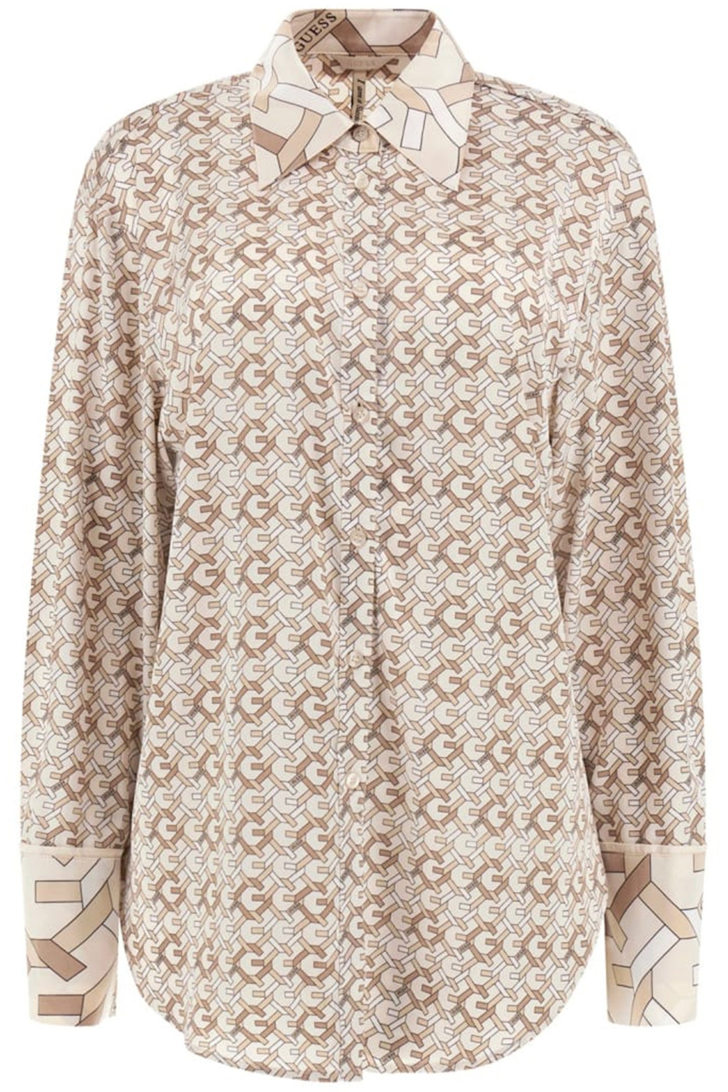 LS ALEXANDRA SHIRT NEW G LOGO SAND PRIN 4