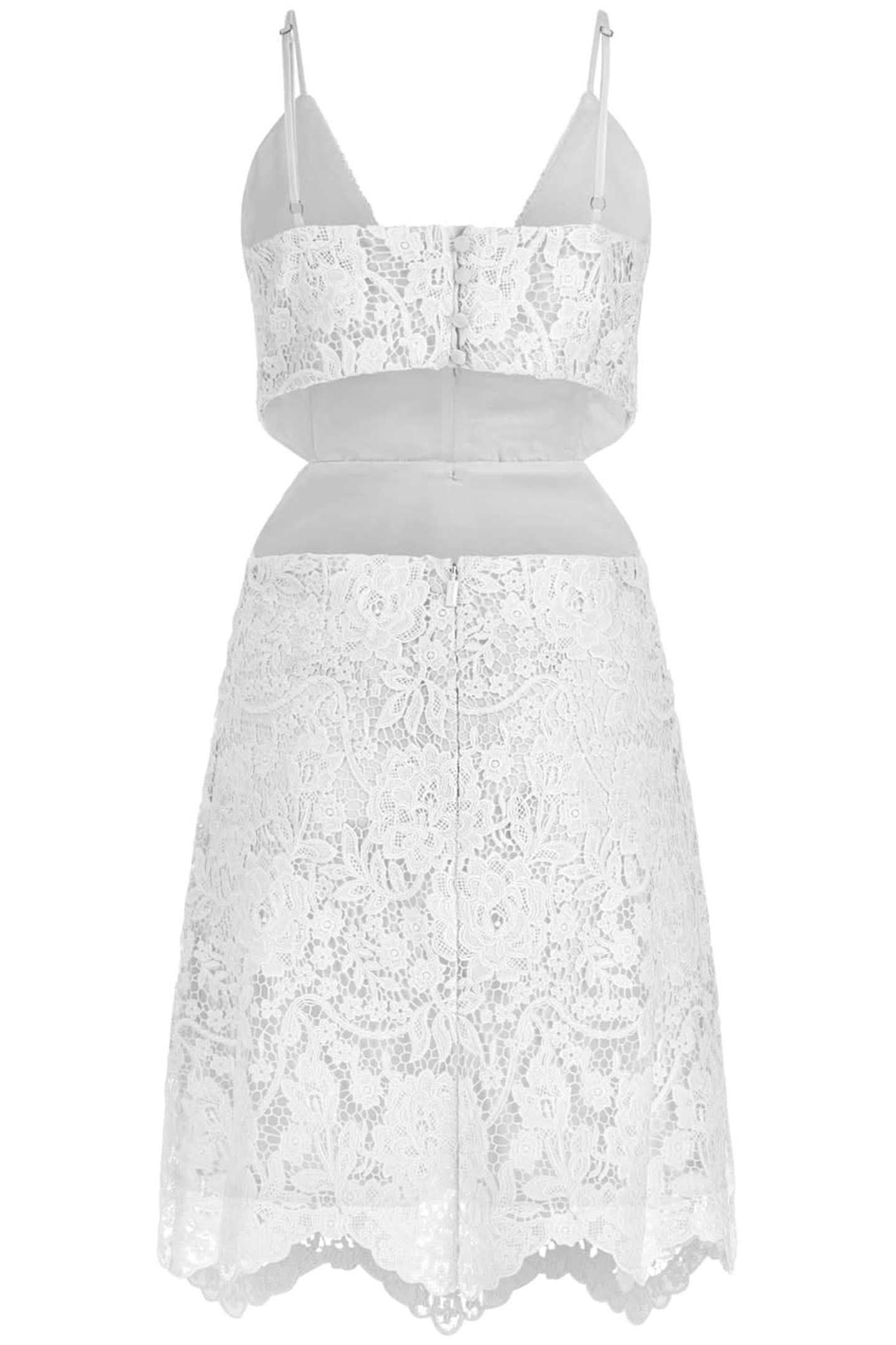 CELESTE LACE DRESS TRUE WHITE A000 4