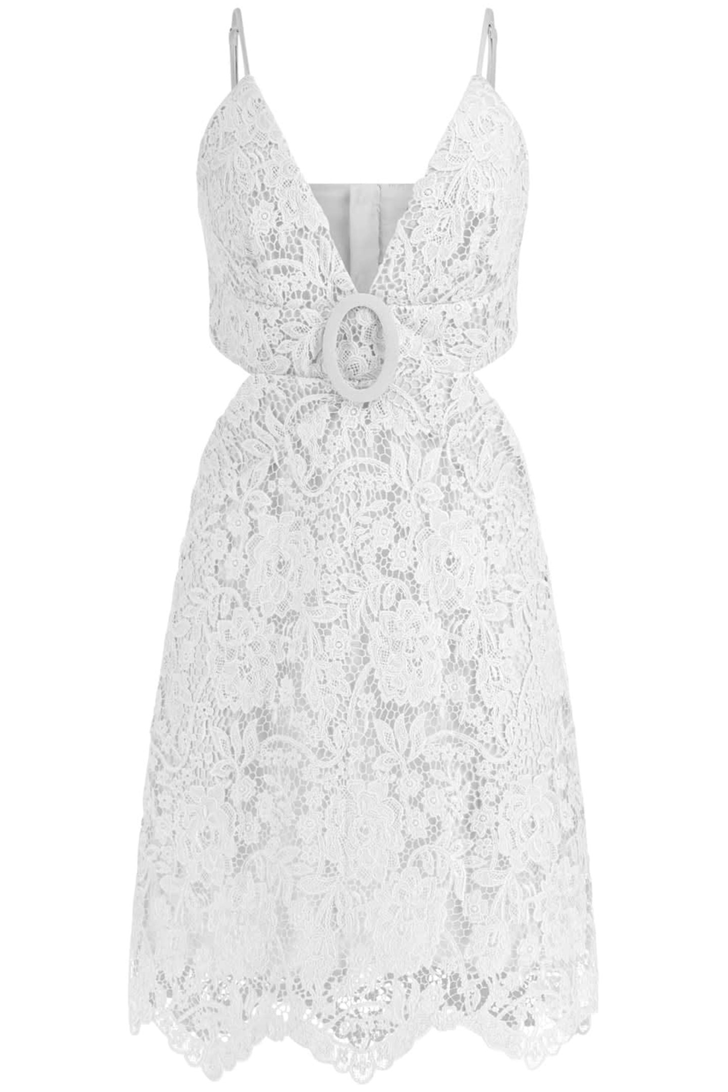 CELESTE LACE DRESS TRUE WHITE A000 3