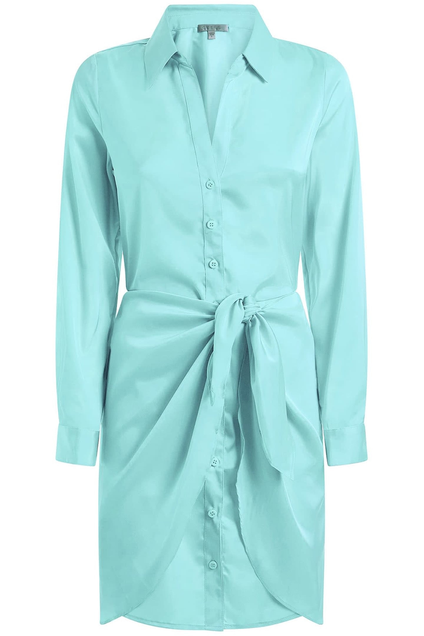 GUESS ECO ES LS ALYA DRESS NEW POOL BLUE 4