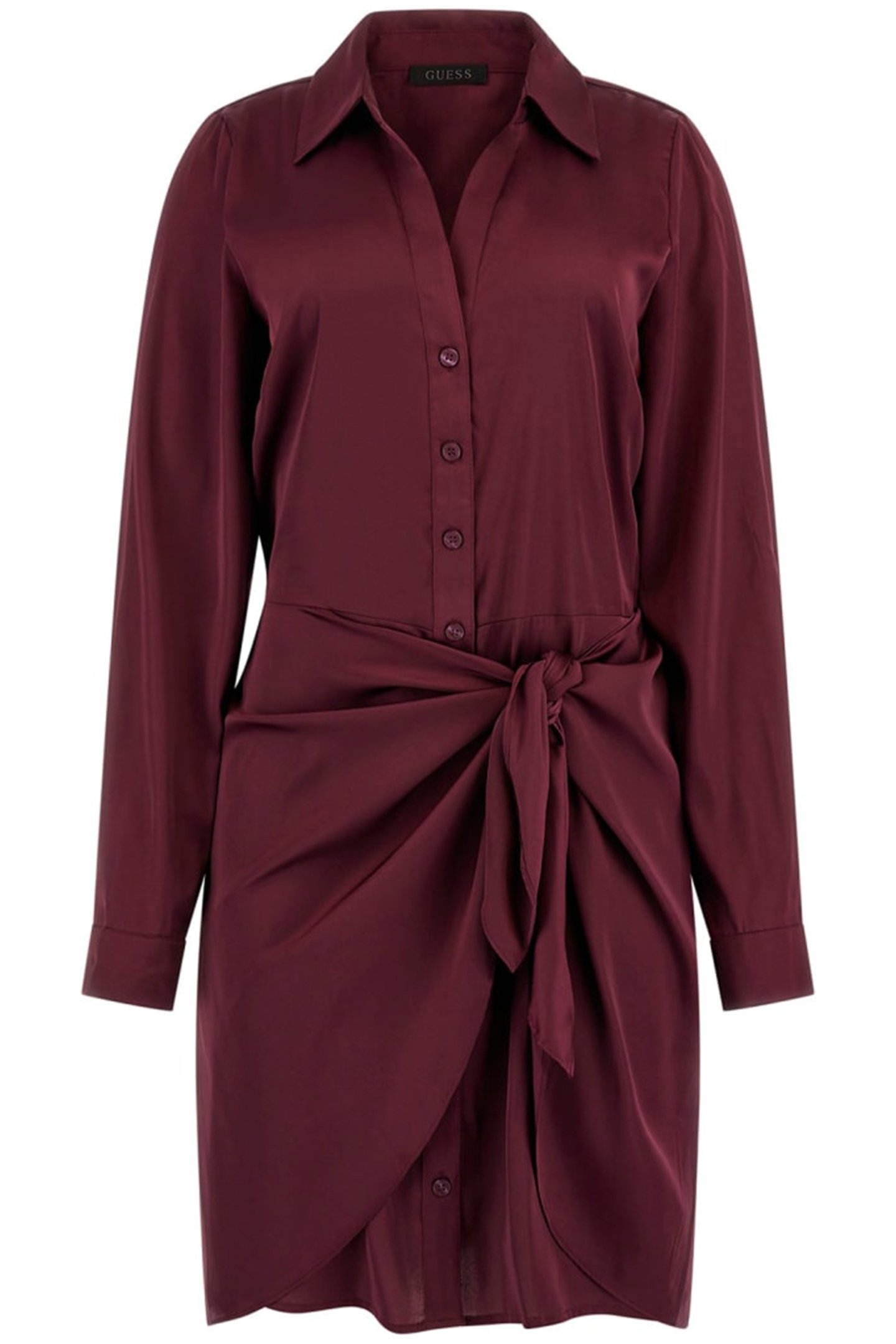 ES LS ALYA DRESS BLACK CHERRY 4