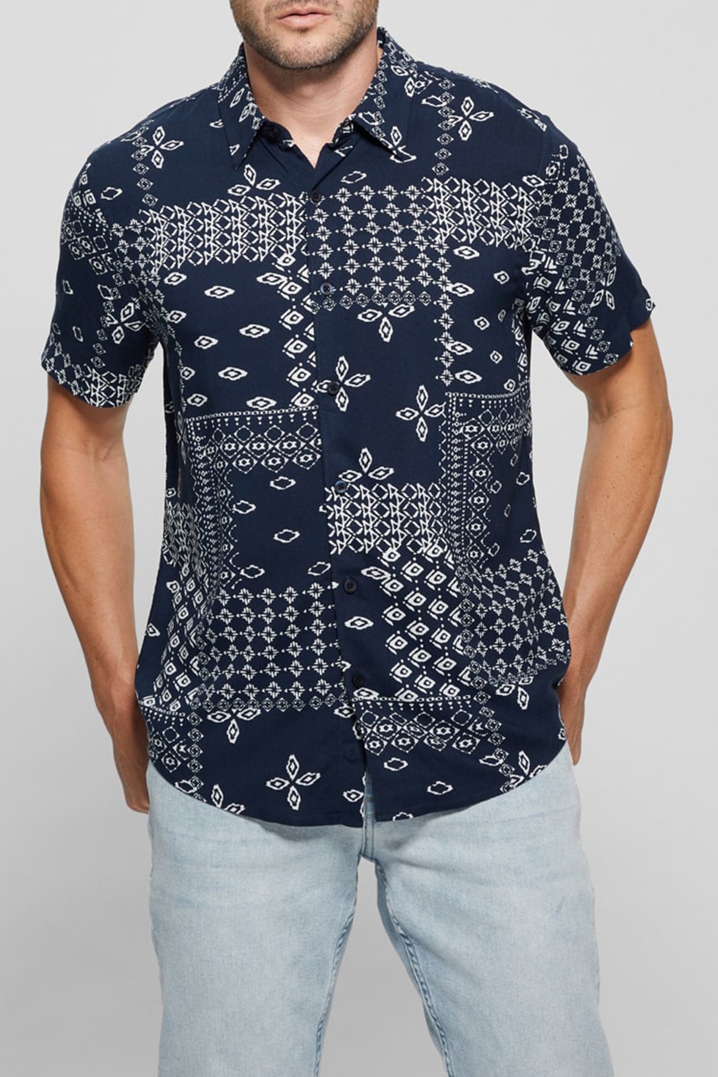 SS ECO RAYON GEO BAN GEO BANDANA 1