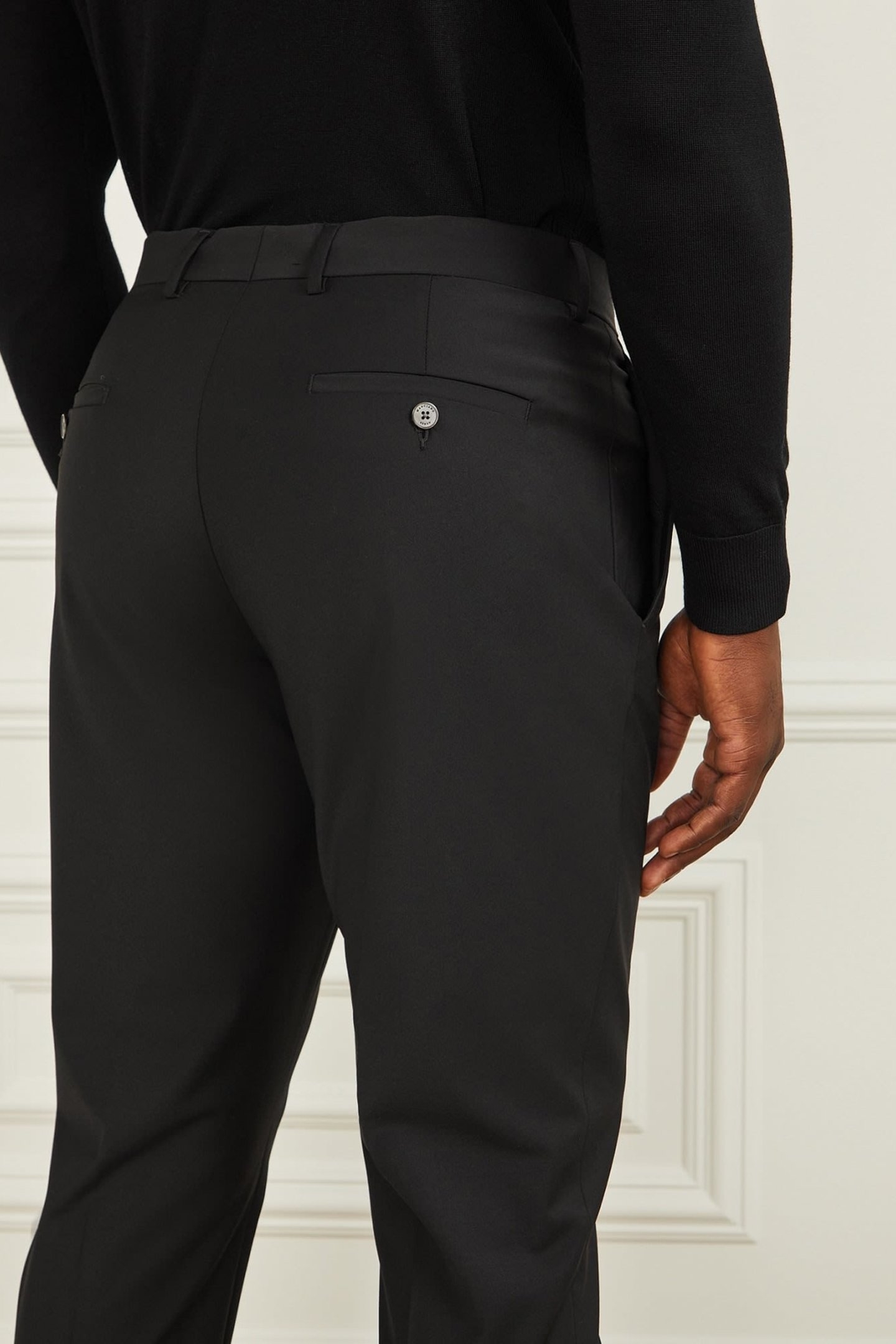 ROGER CLASSIC CHINO JET BLACK A996 6