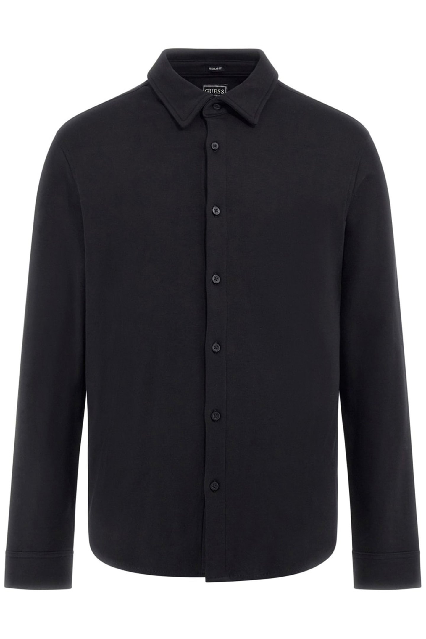 LS SKYLER KNIT SHIRT JET BLACK A996 1