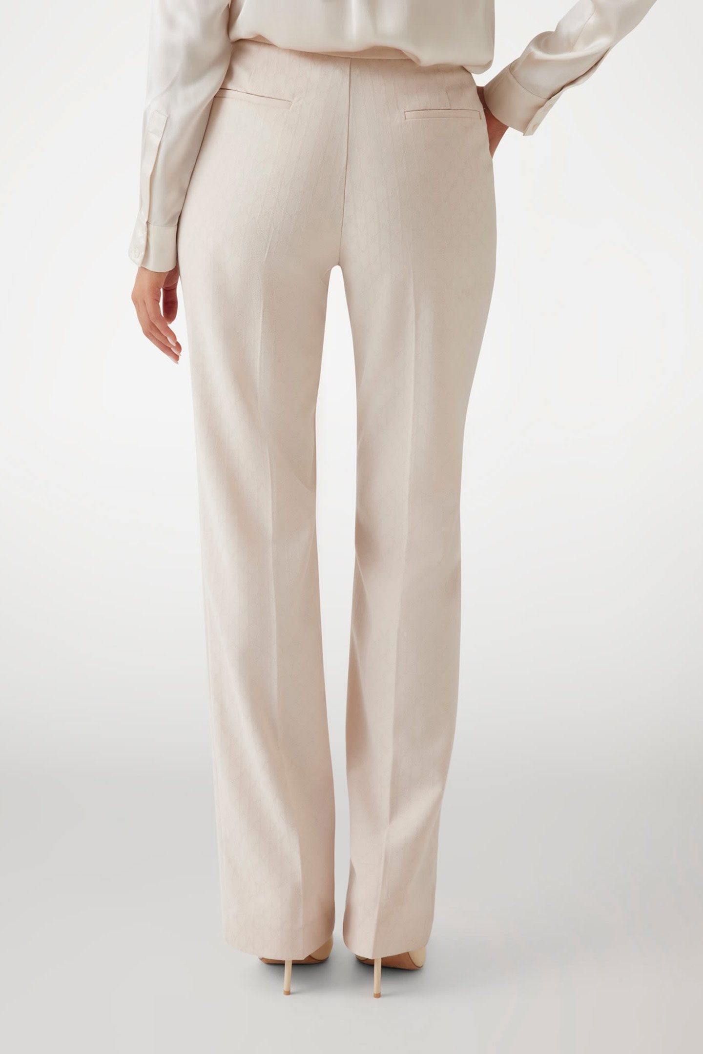 MARCIANO BY GUESS BLANCA PANT MUTED STONE MONOGRAM 2