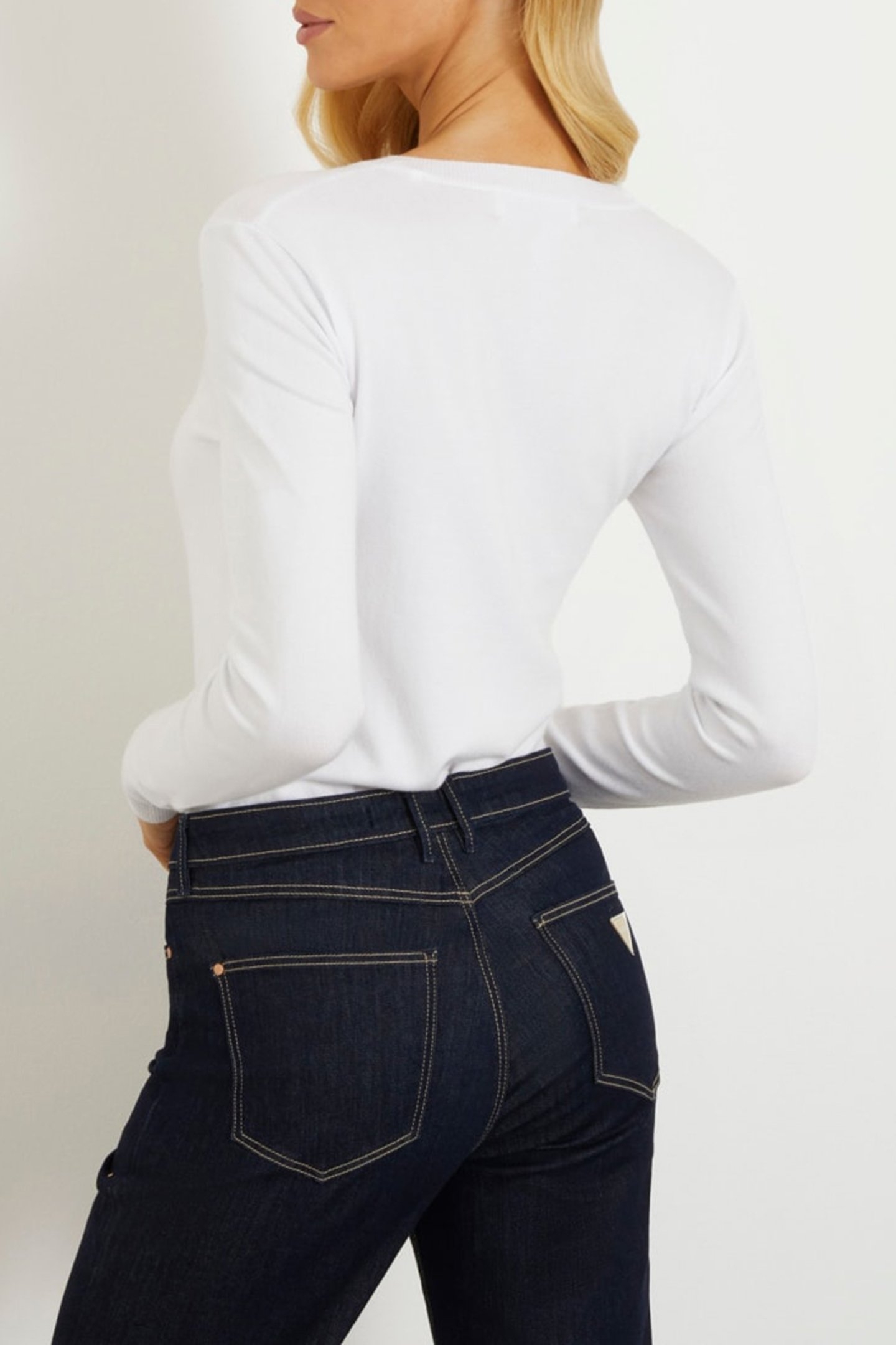 MYLA LOGO VN LS SWTR PURE WHITE 2