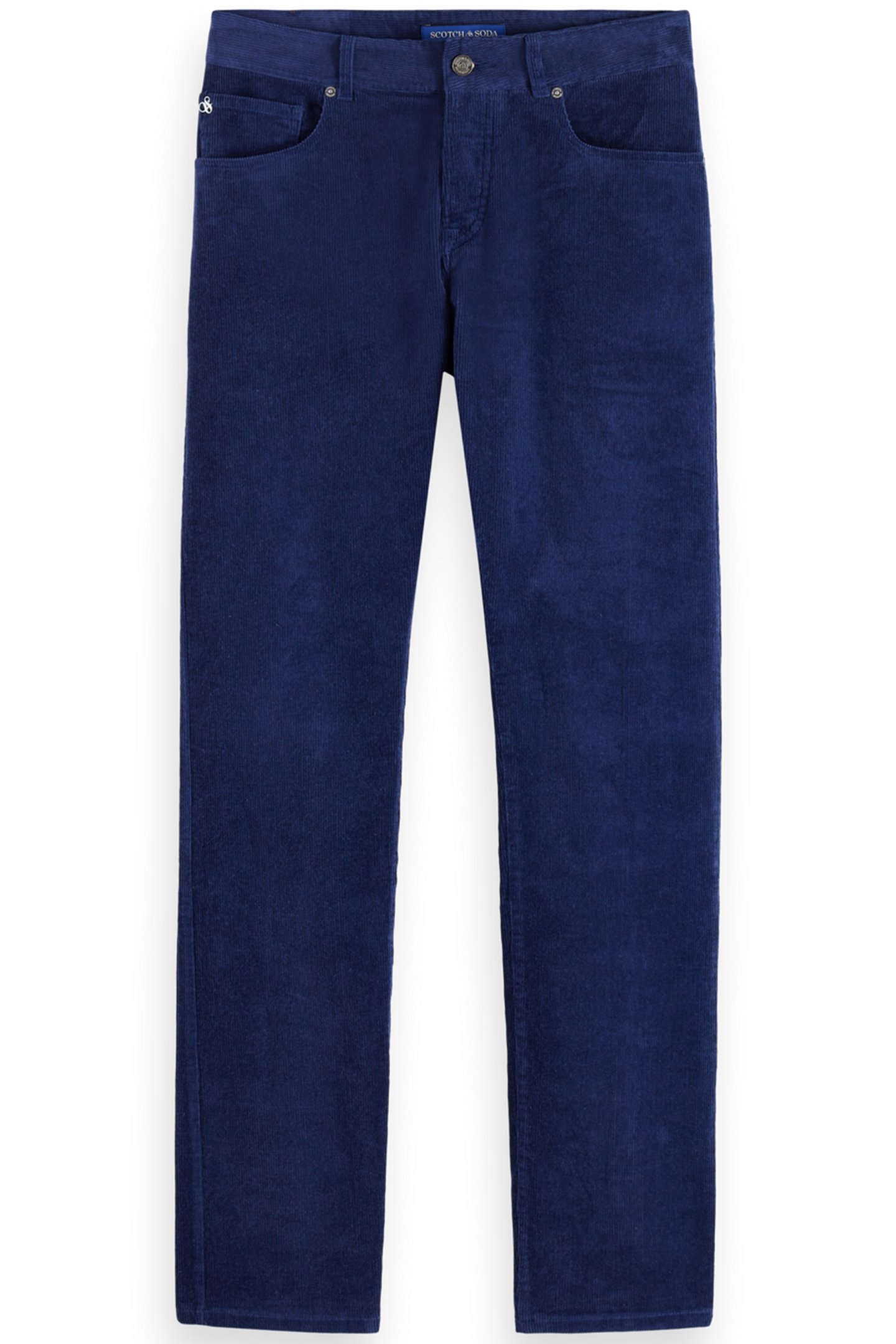 RALSTON COTTON BLEND CORDUROY 5 - POCKET PANT INK BLUE 1