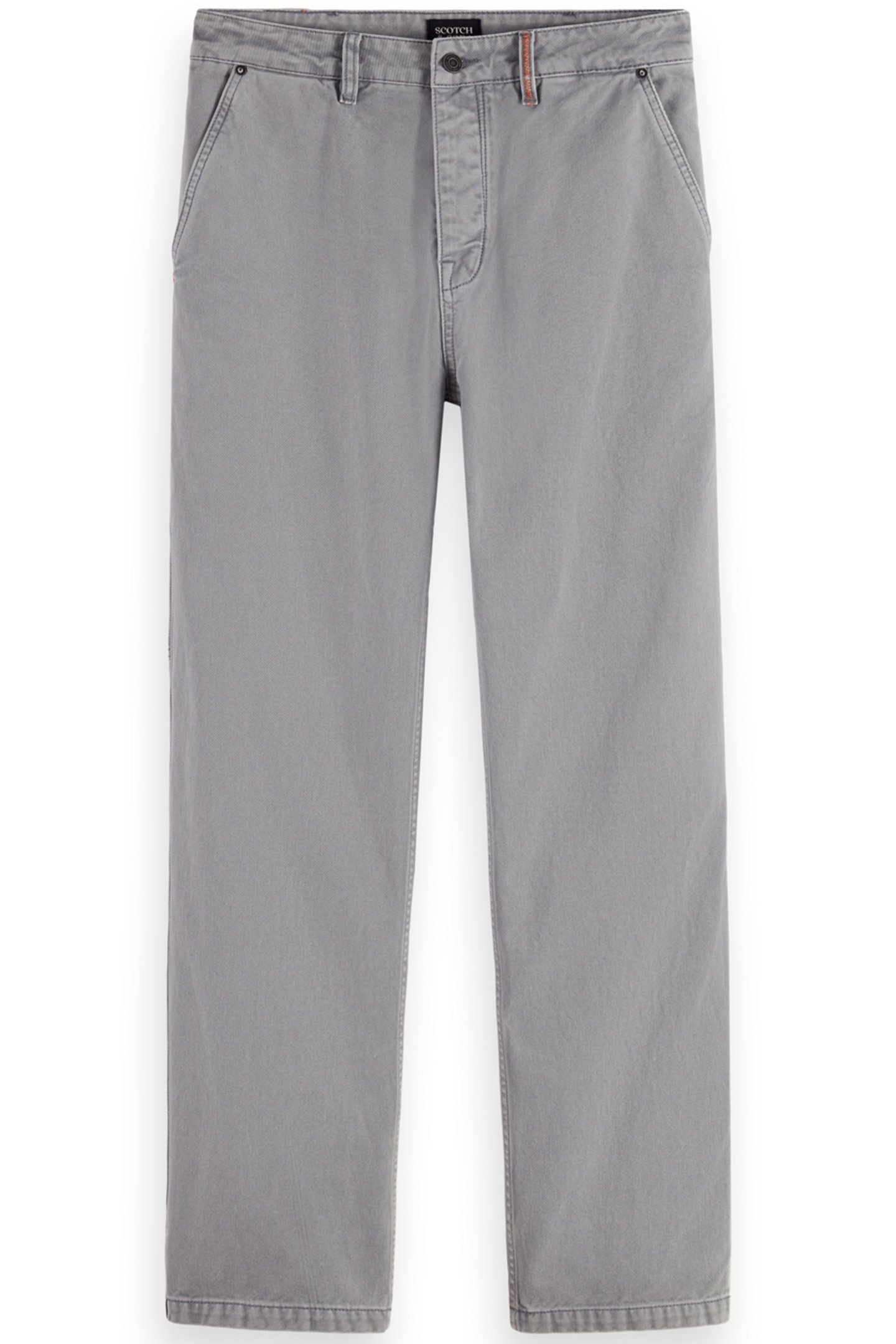 VERVE - ACID WASHED COTTON-BLEND WORKER PANT ASPHALT 4