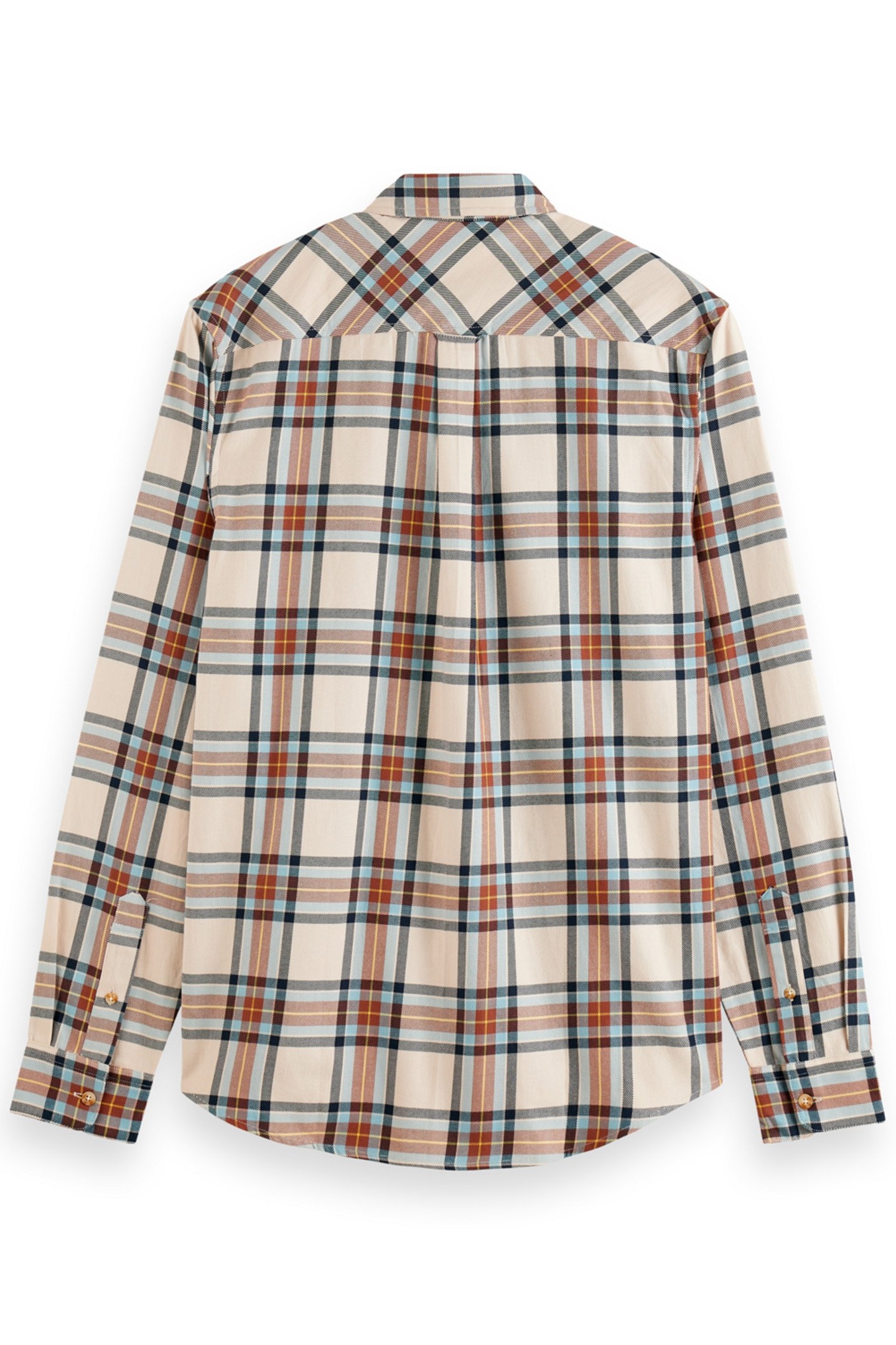 YARN DYE FLANNEL CHECK SHIRT BEIGE CHECK 2