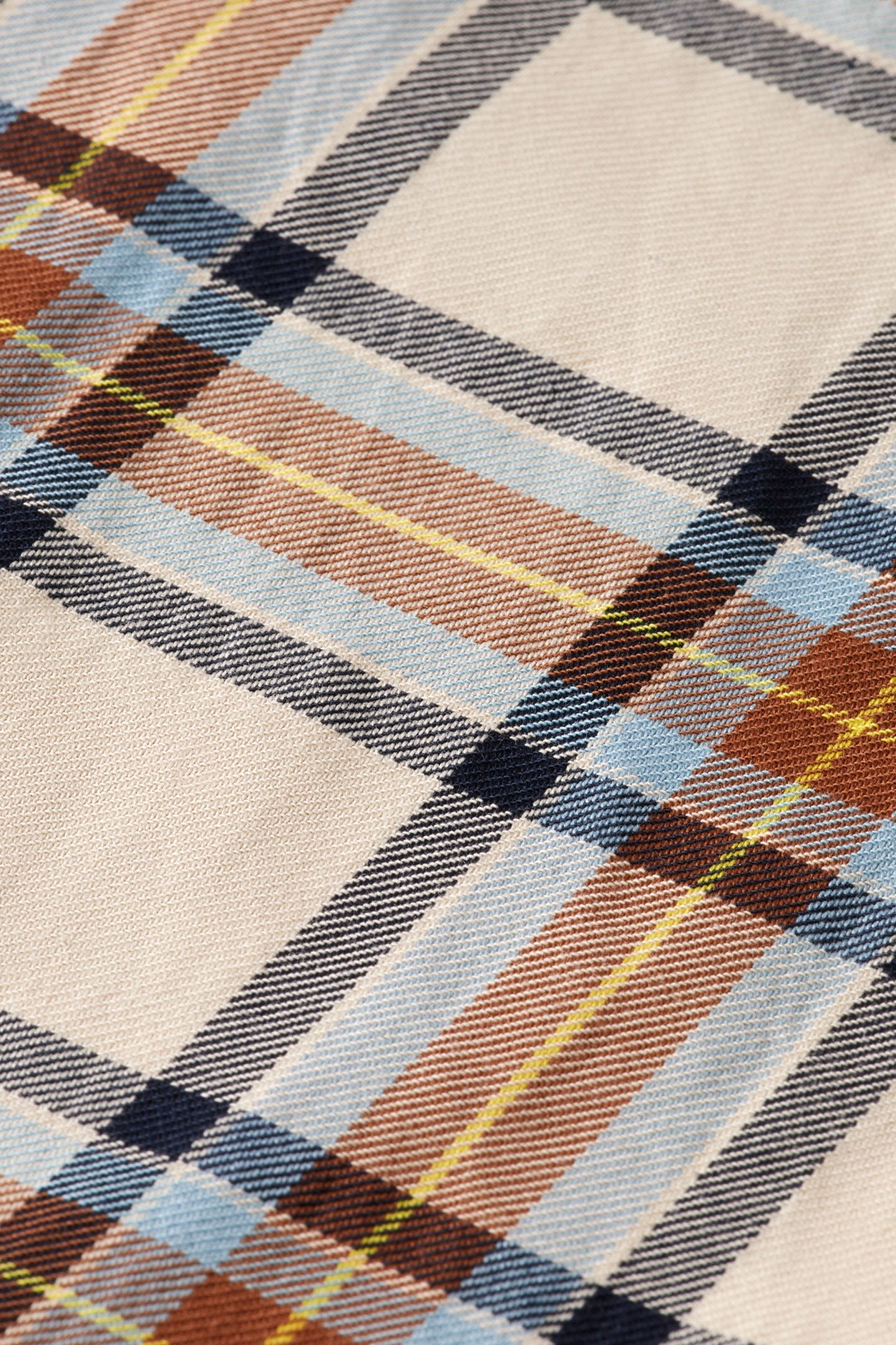 YARN DYE FLANNEL CHECK SHIRT BEIGE CHECK 3