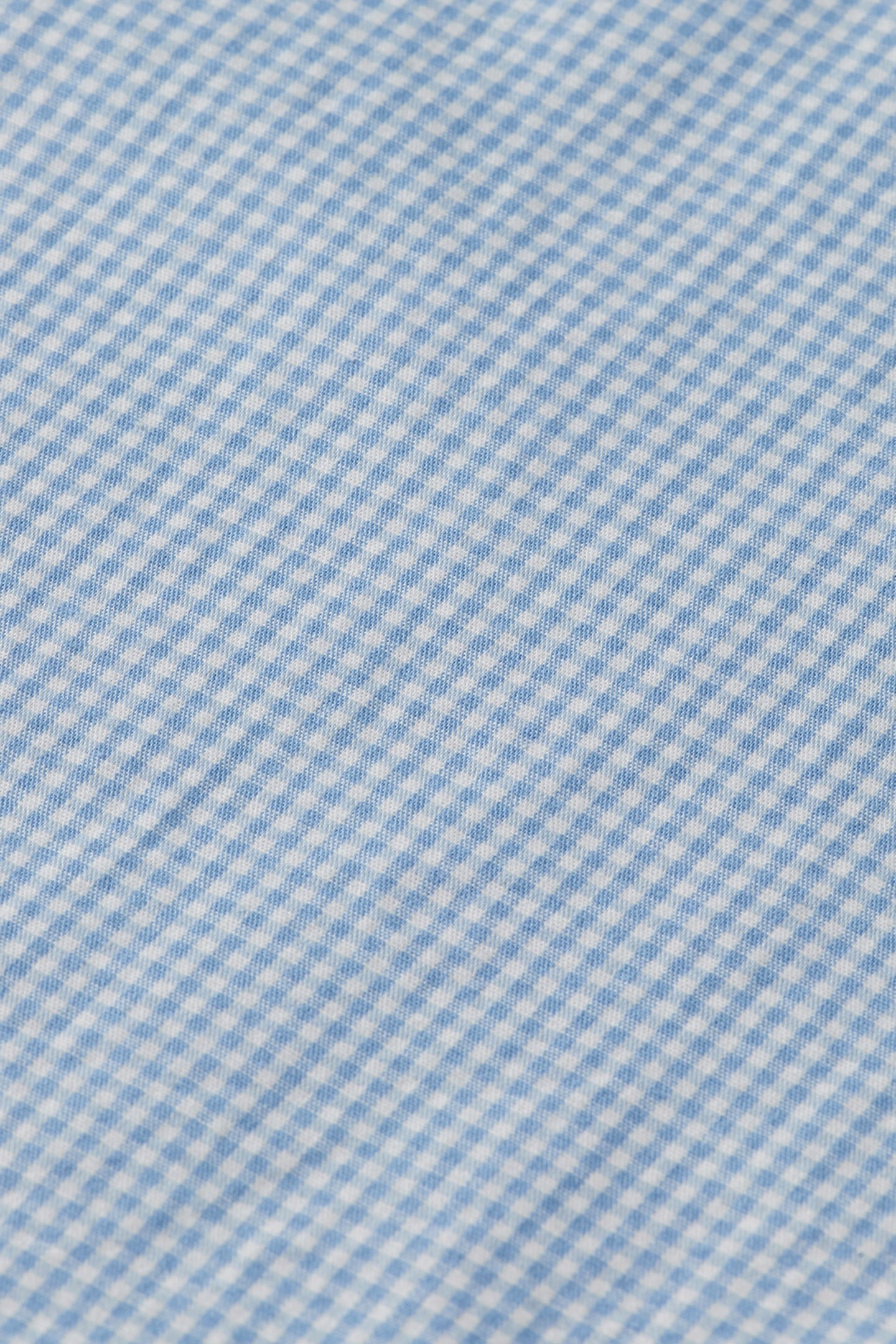 SEASONAL ESSENTIALS POPLIN CHECKED SHIRT BLUE CHECK 3