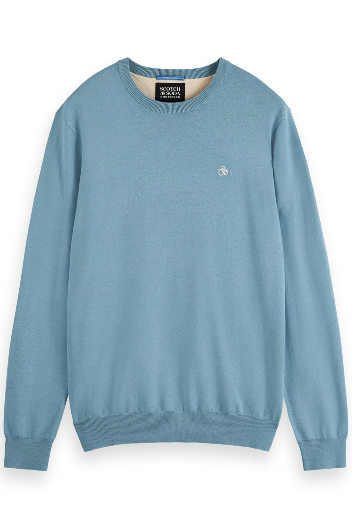 ESSENTIAL PULLOVER CREWNECK BAY BLUE 1