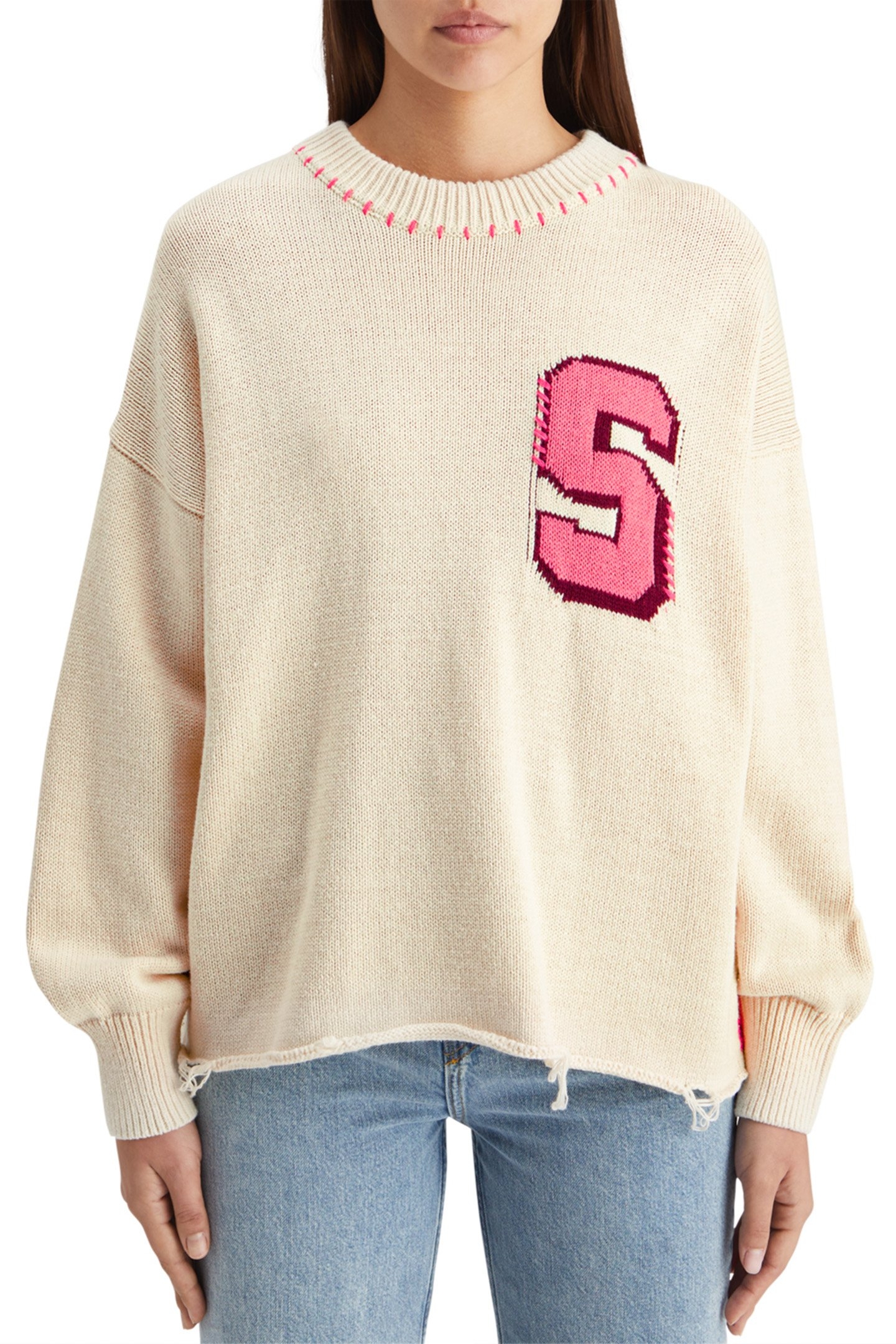 VARSITY OVERSIZED PULLOVER SOFT ICE 1