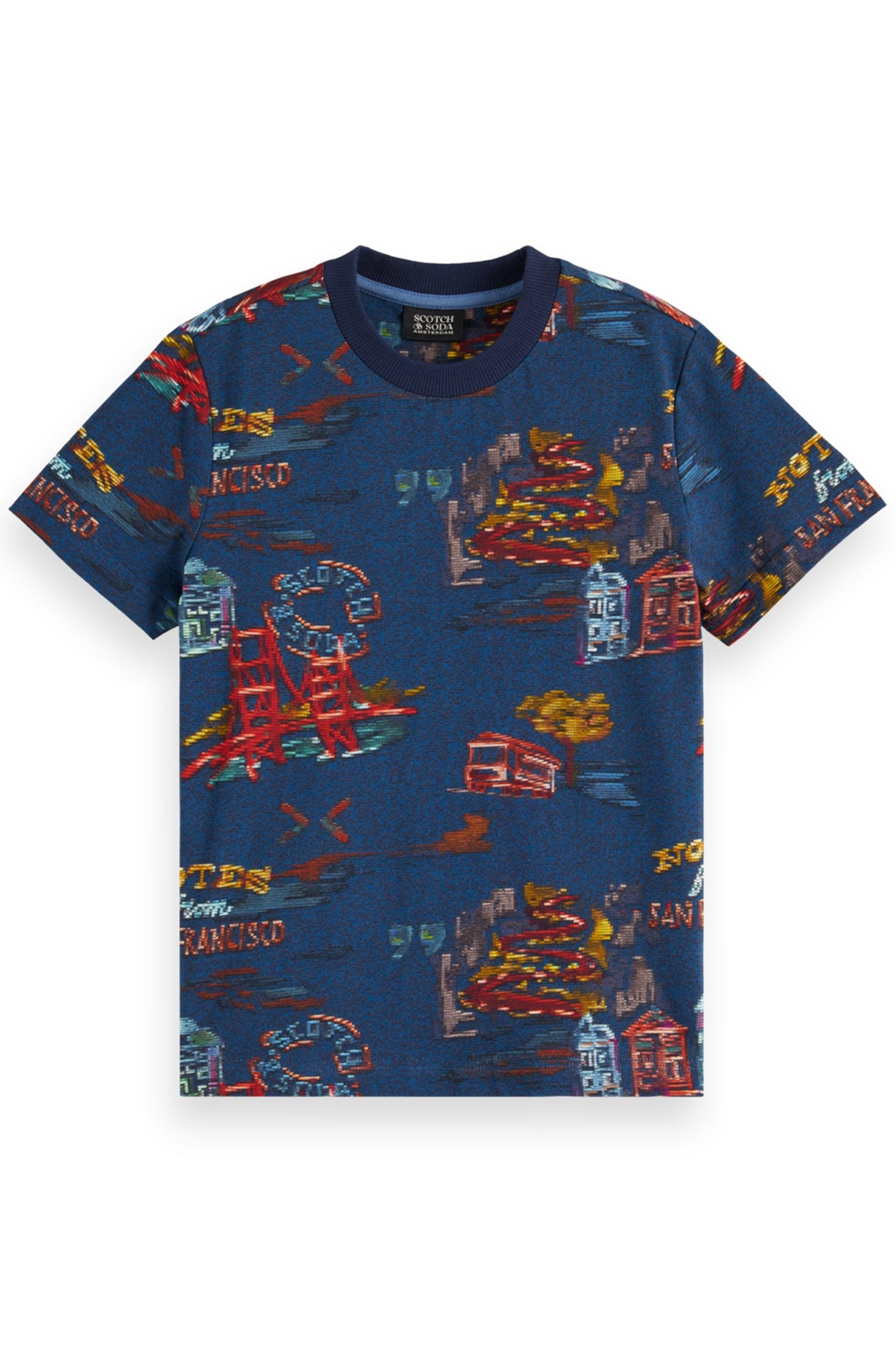 BOY RELAXED-FIT ALLOVER PRINTED T-SHIRT TRAVEL NOTES 1