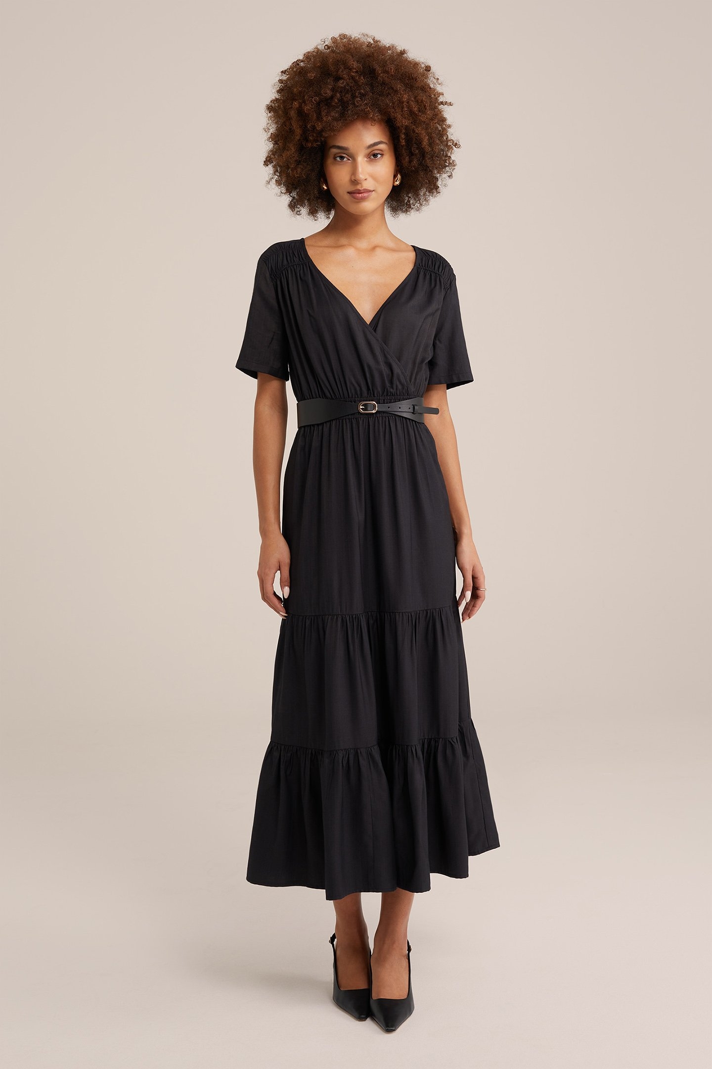 DRESS MAXI LENGTH BLACK 1