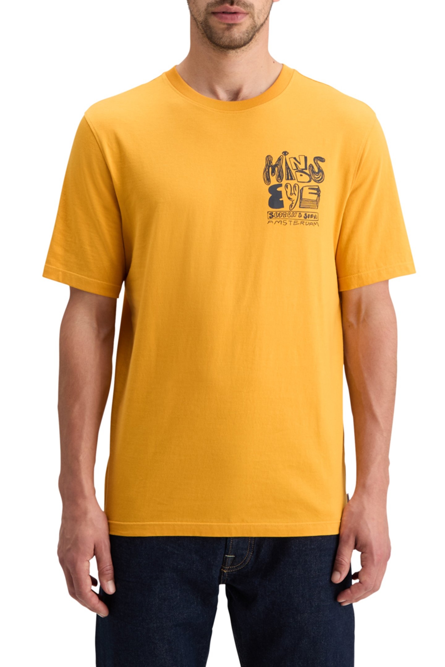 CHEST ARTWORK T-SHIRT YELLOW CAB 1