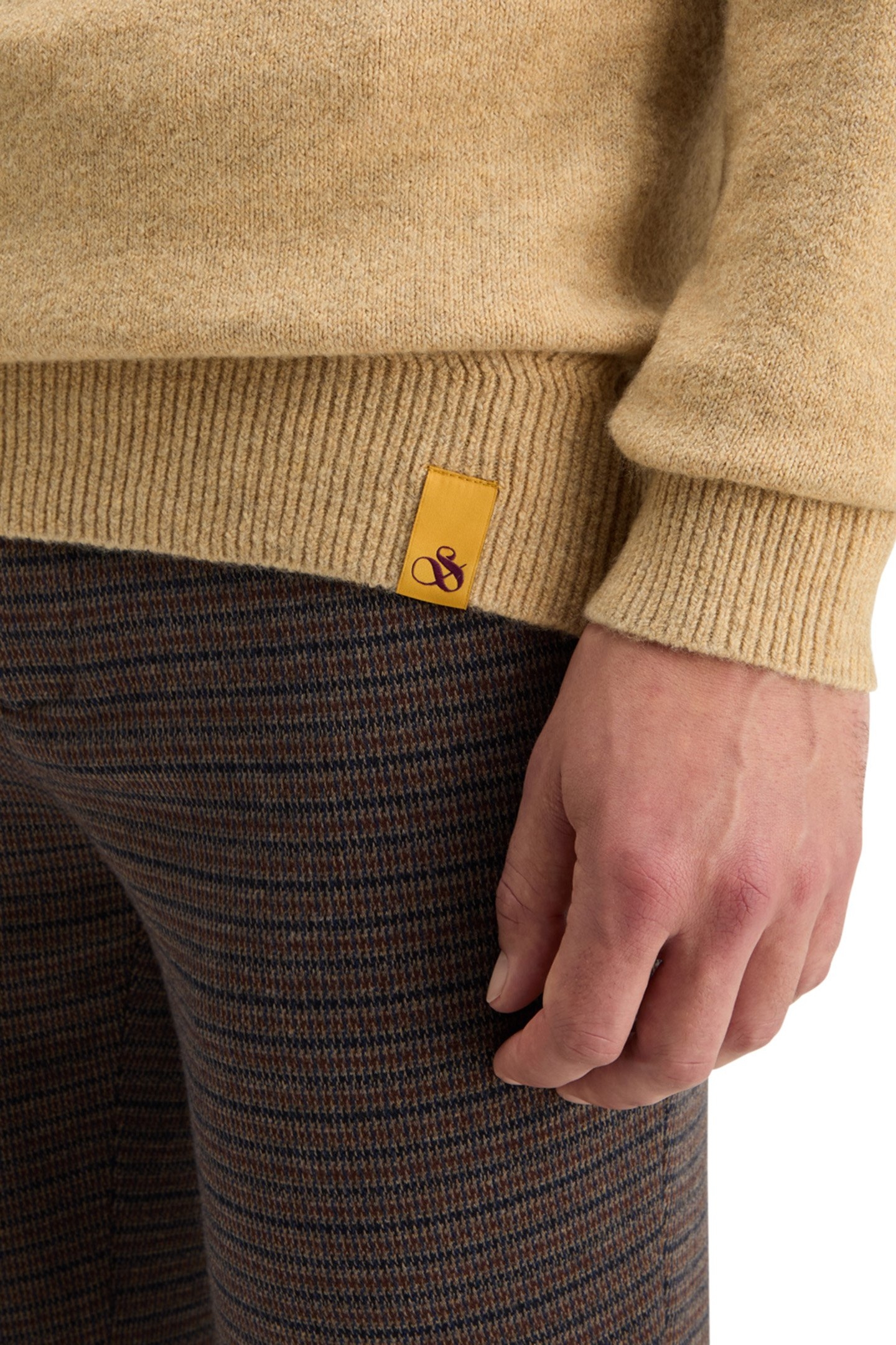 SOFT KNIT REGULAR FIT SWEATER CAMEL 8