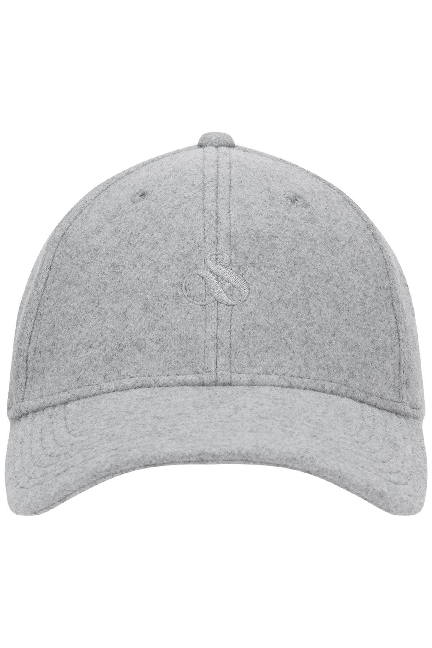 UNISEX S&S WOOL ADJUSTABLE CAP MEDIUM GREY 1