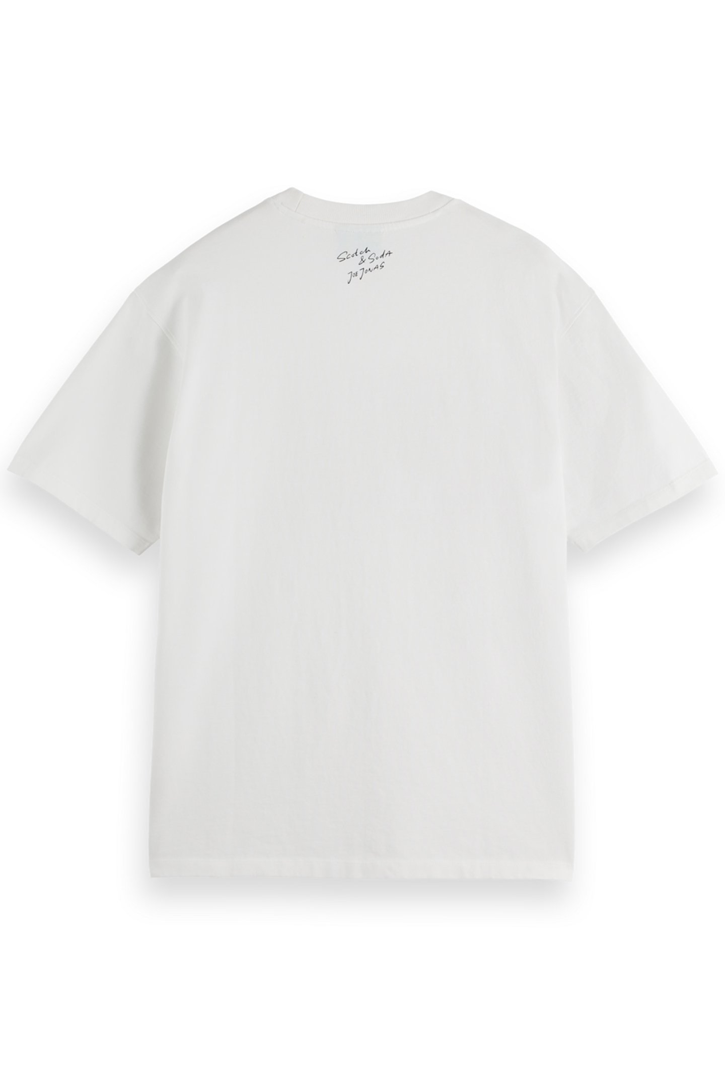 JOE JONAS X SCOTCH SODA PHOTO PRINT T-SHIRT WHITE 2