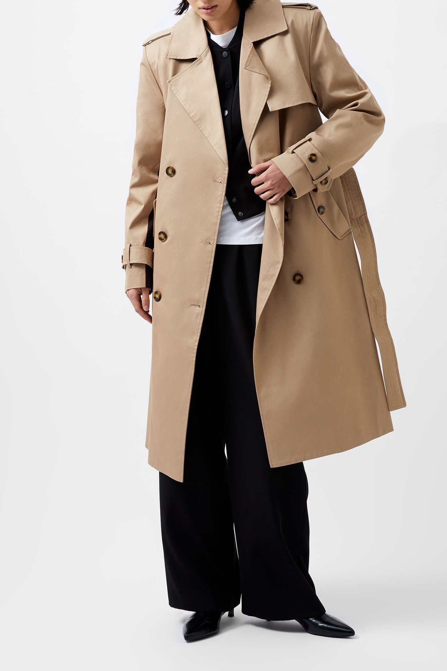 COCO TWILL TRENCH COAT AUTUMN CAMEL 1