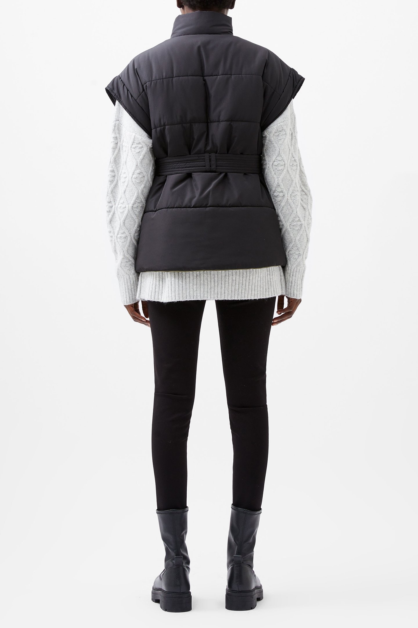 AUDEN PUFFER GILET VEST BLACKOUT 3