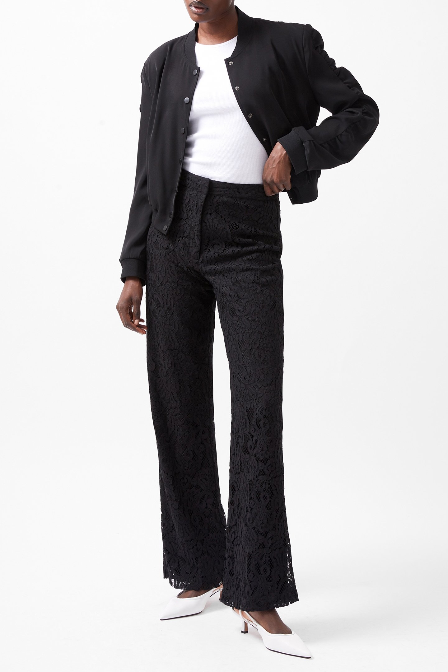 ASURA LACE FLARED TROUSER BLACKOUT 3