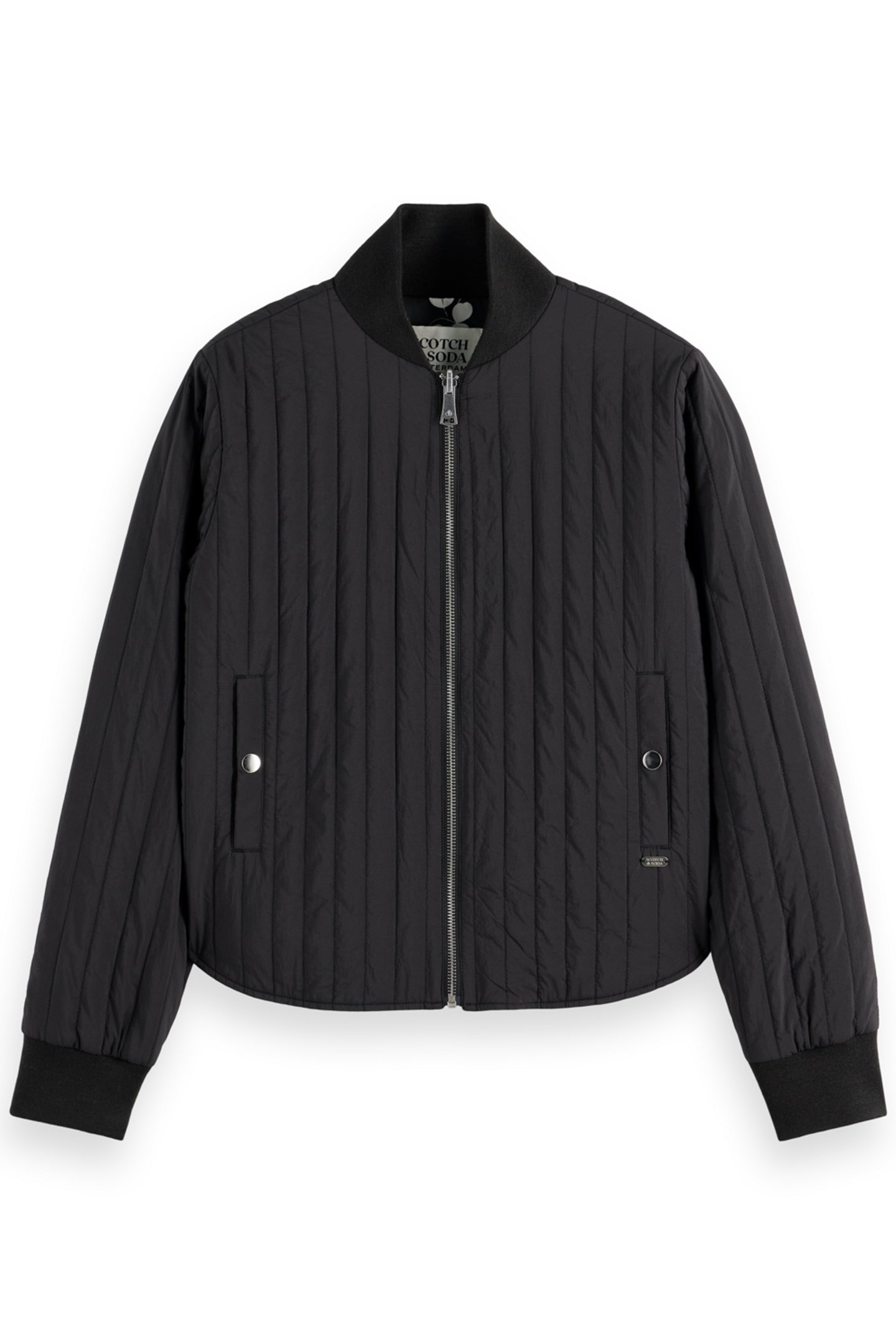 ELEVATED REVERSIBLE BOMBER EVENING BLACK 5