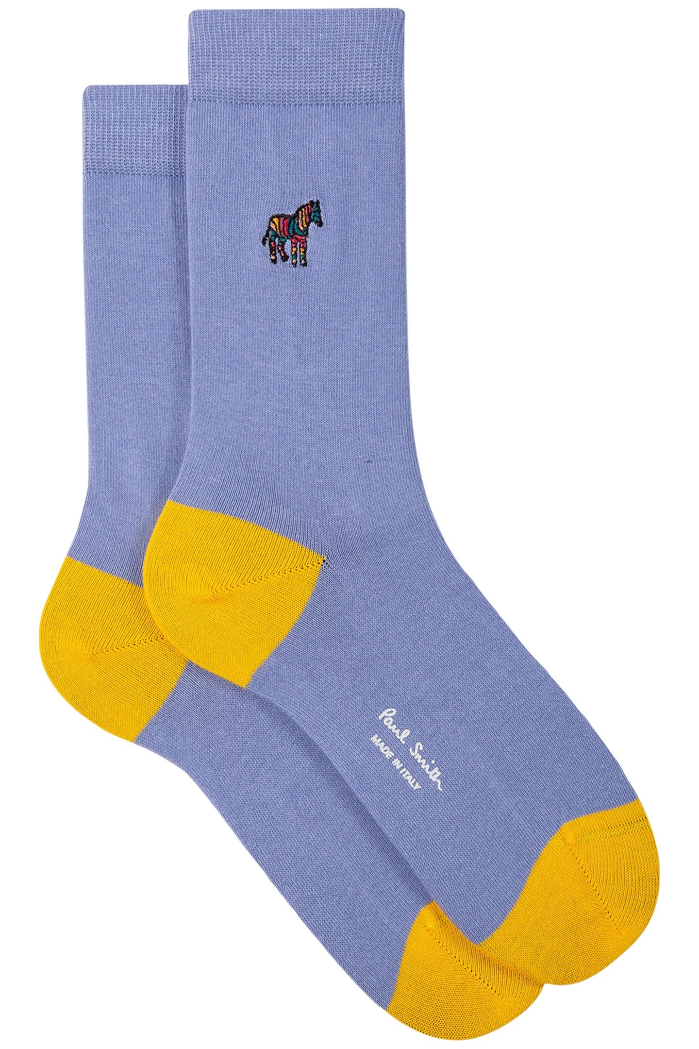 SOCK ZEBRA EMB MAUVE 1