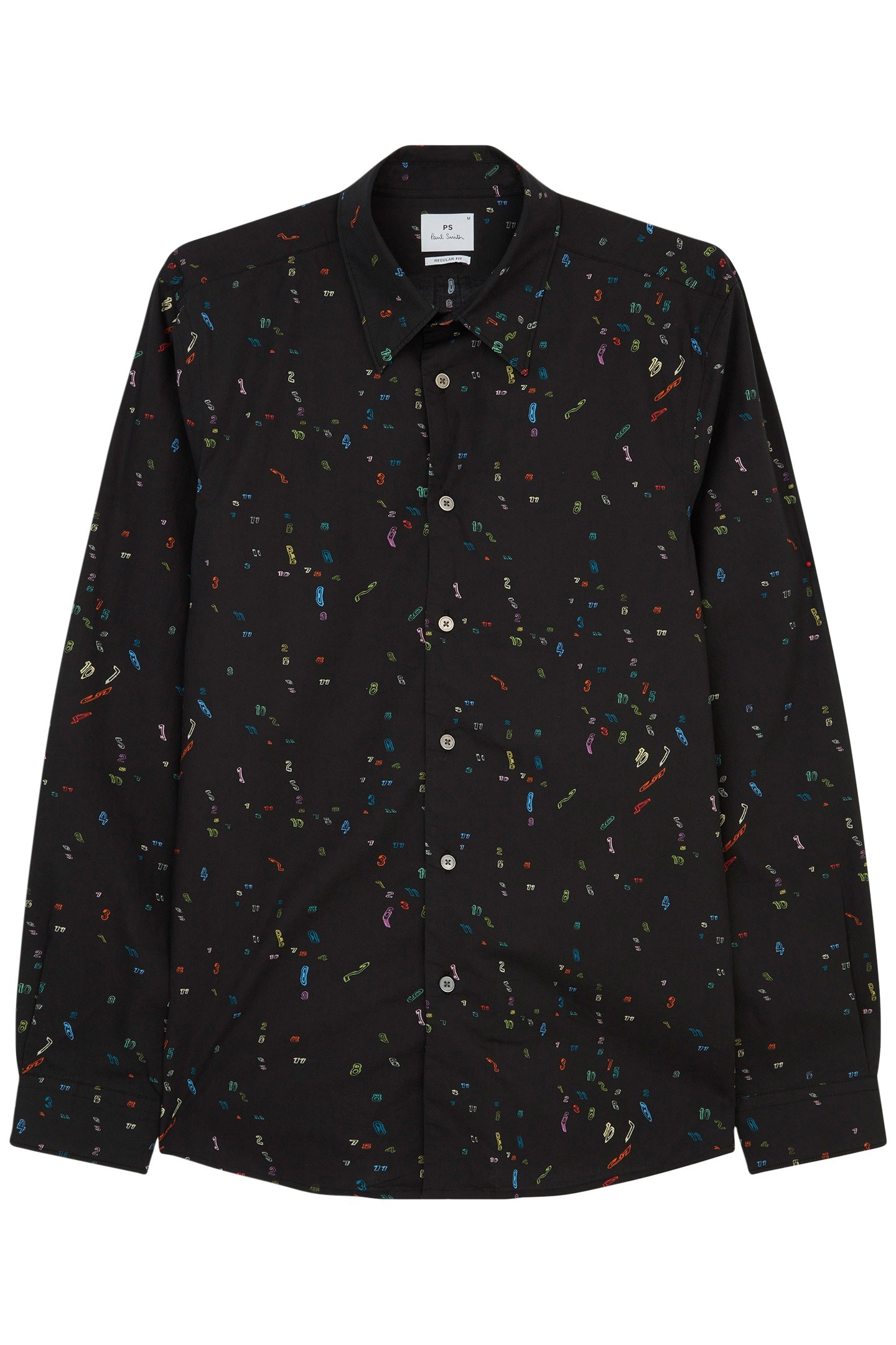 LS REGULAR FIT SHIRT BLACK 4