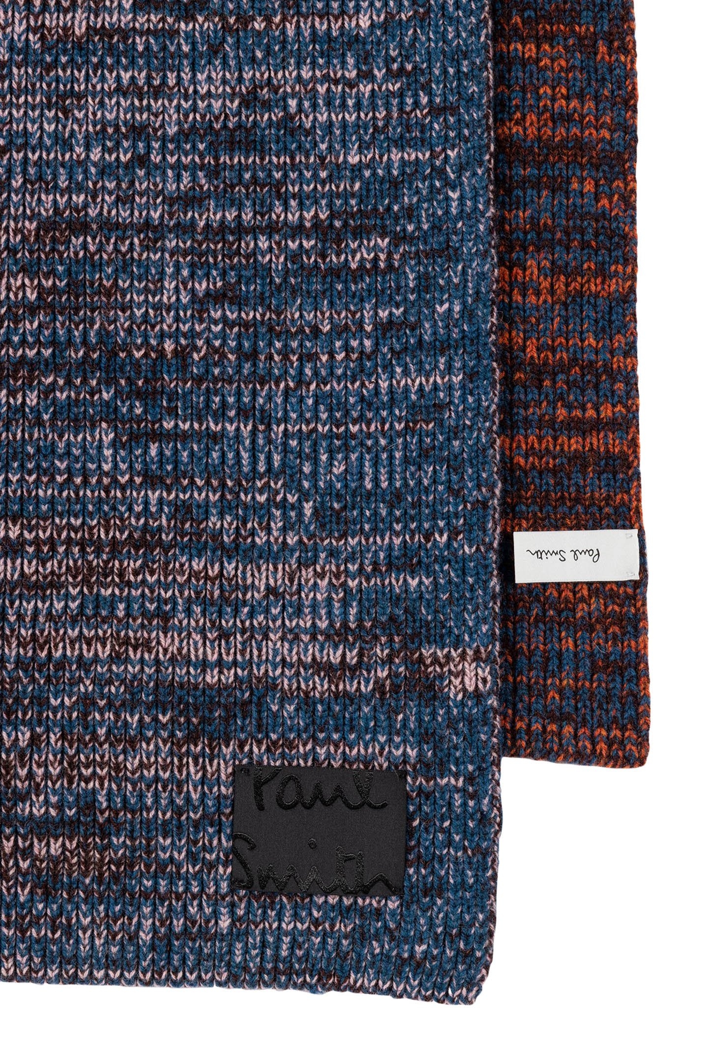 MEN SCARF FLECKED NAVY 2