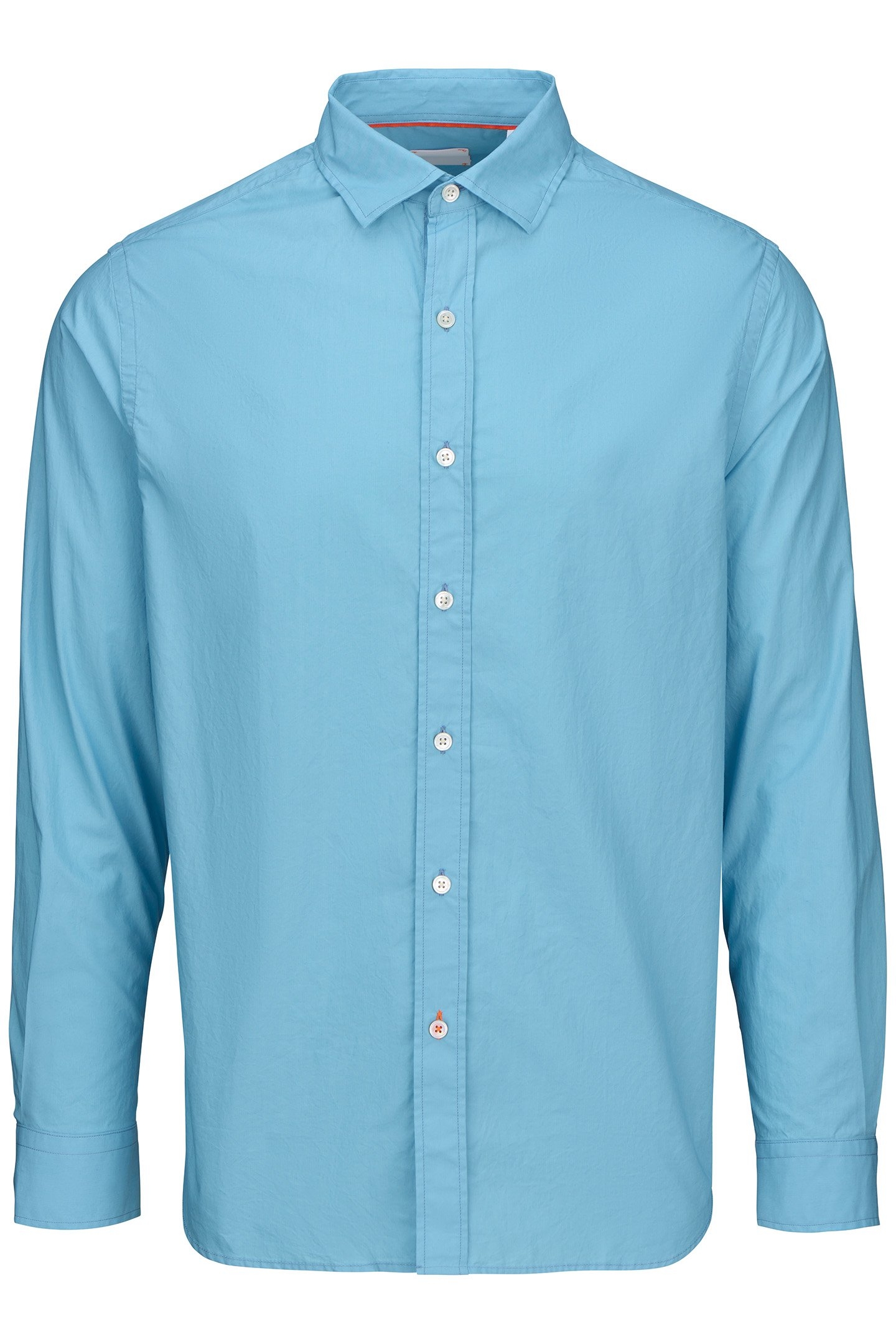 MALFA GARMENT DYE SHIRT AEGEAN BLUE 1