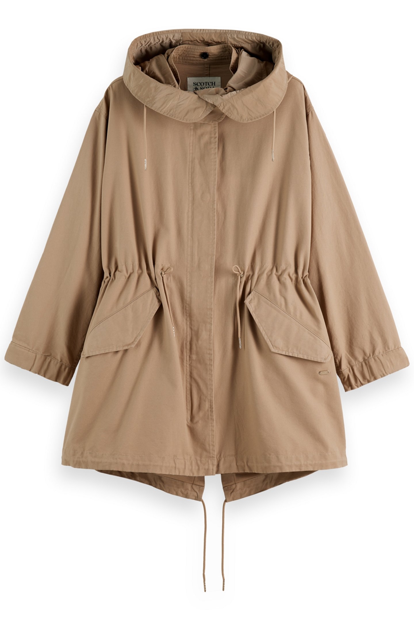 COTTON WASHED PARKA DESERT SAND 1