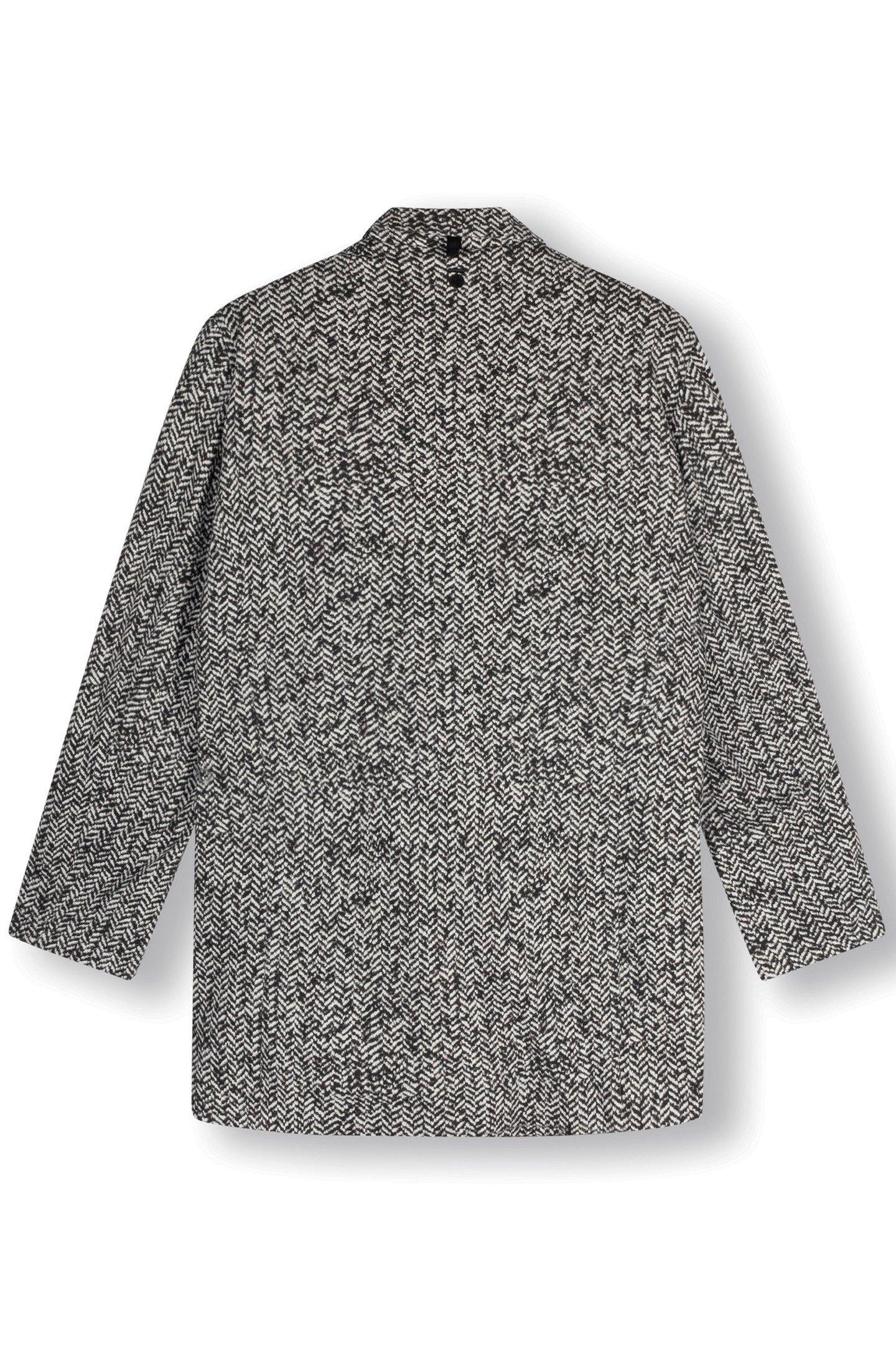 STATEMENT BLAZER HERRINGBONE BLACK 5