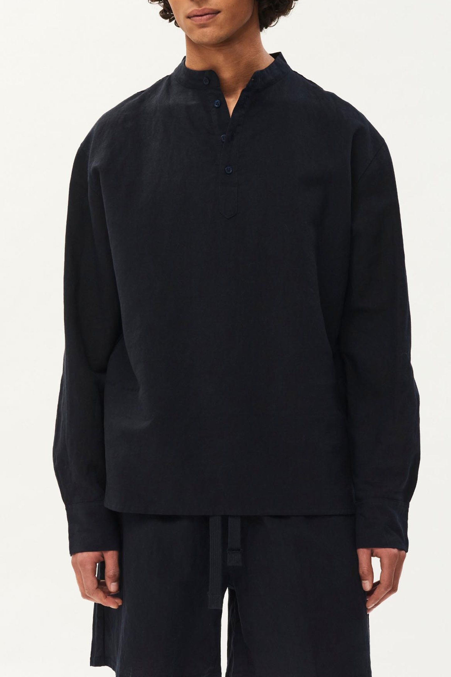 KICK HENLEY SHIRT DARK BLUE 1