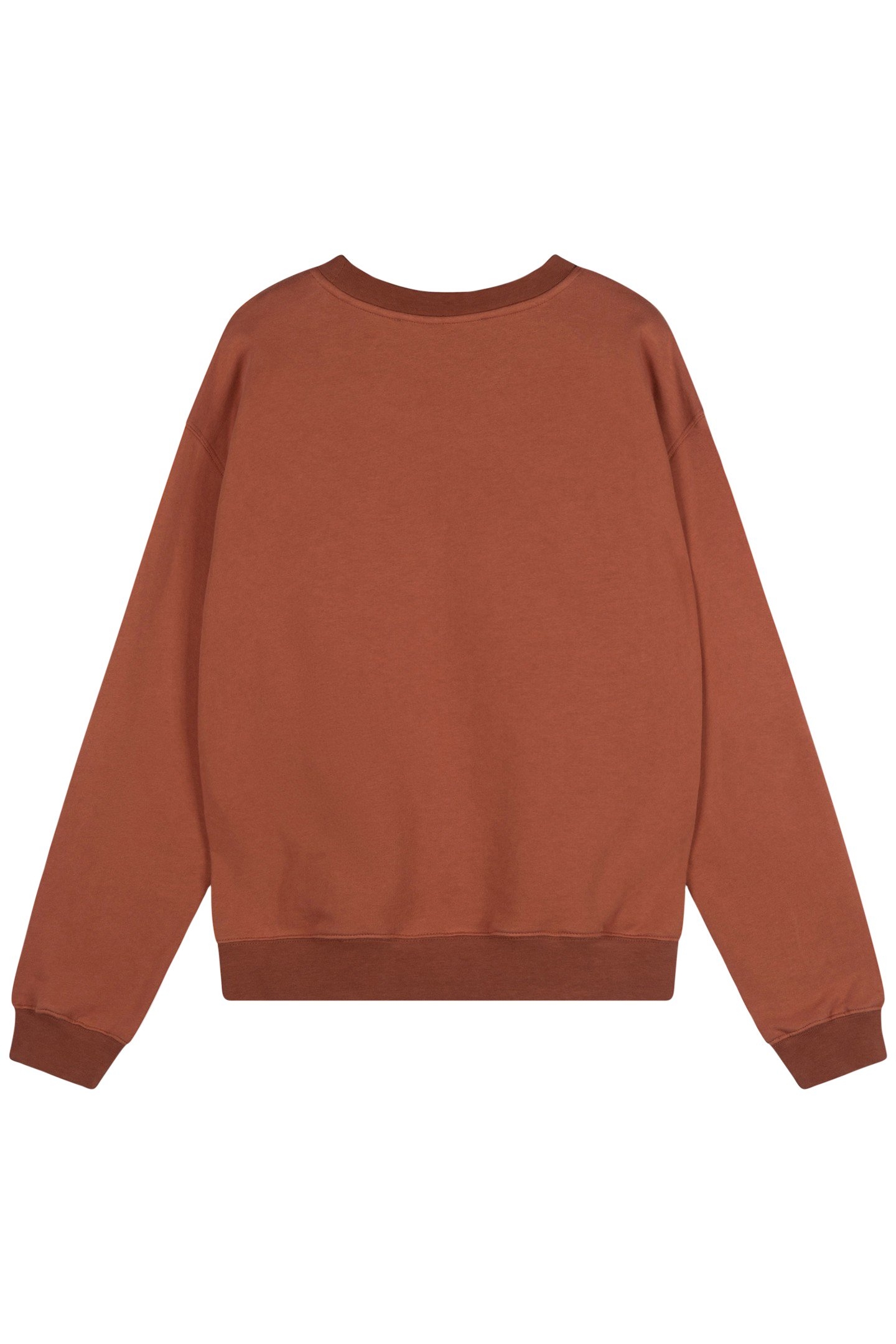 LOGO SWEATER SADDLE BROWN 5