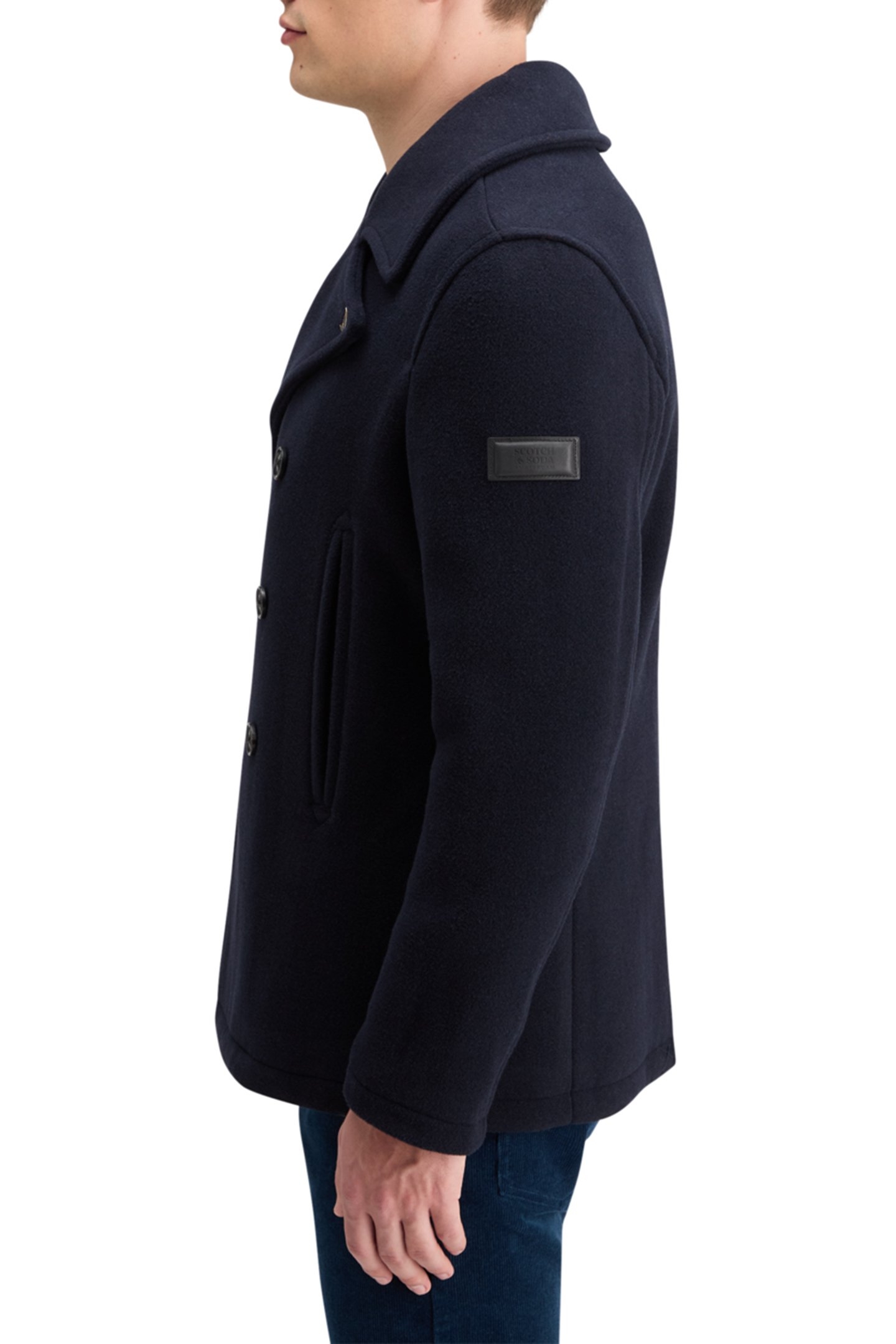 WOOL BLEND PEACOAT NIGHT 7