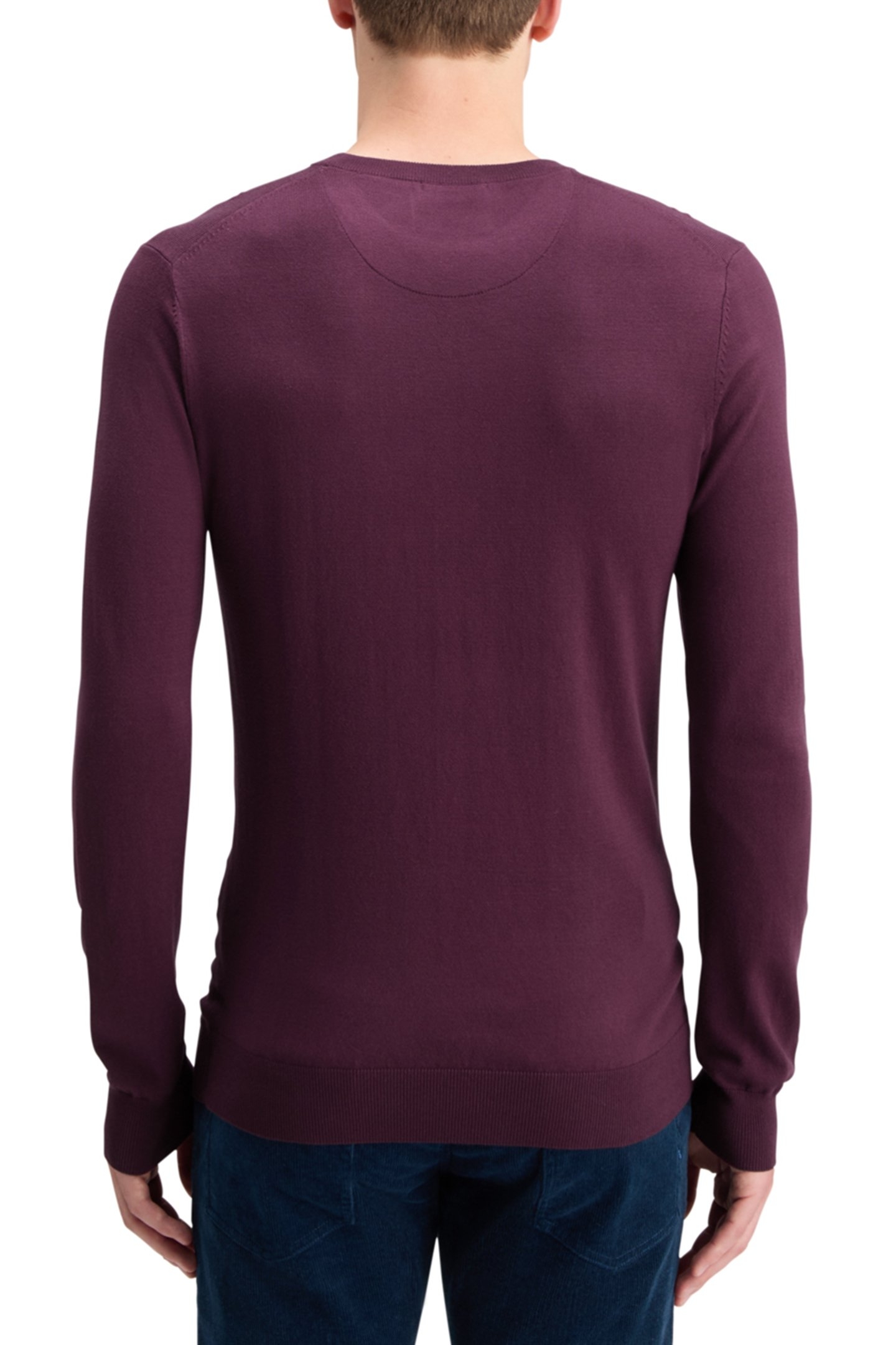ESSENTIAL VISCOSE SWEATER BERRY 2
