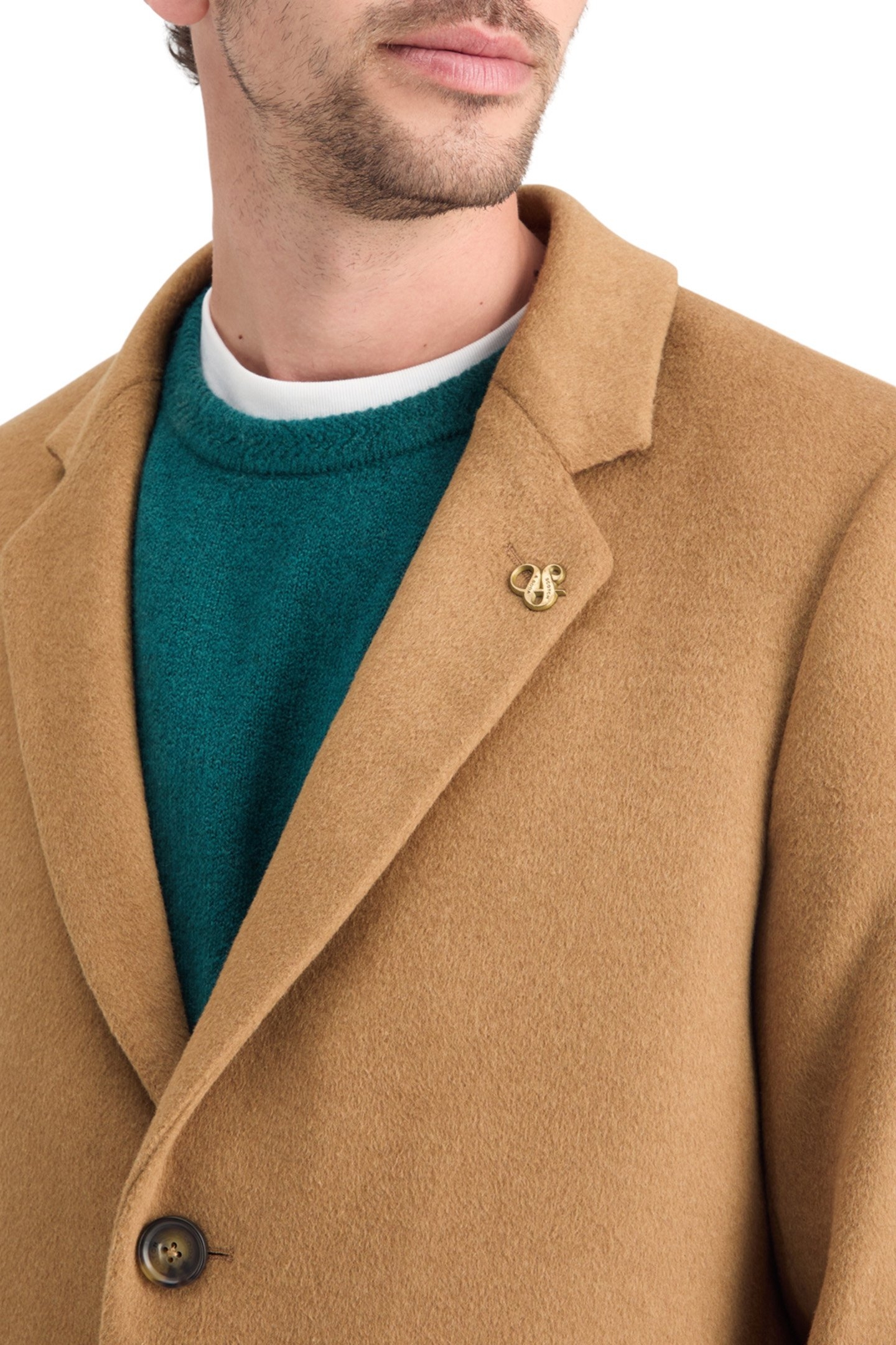 WOOL CLASSIC OVERCOAT CAMEL 7