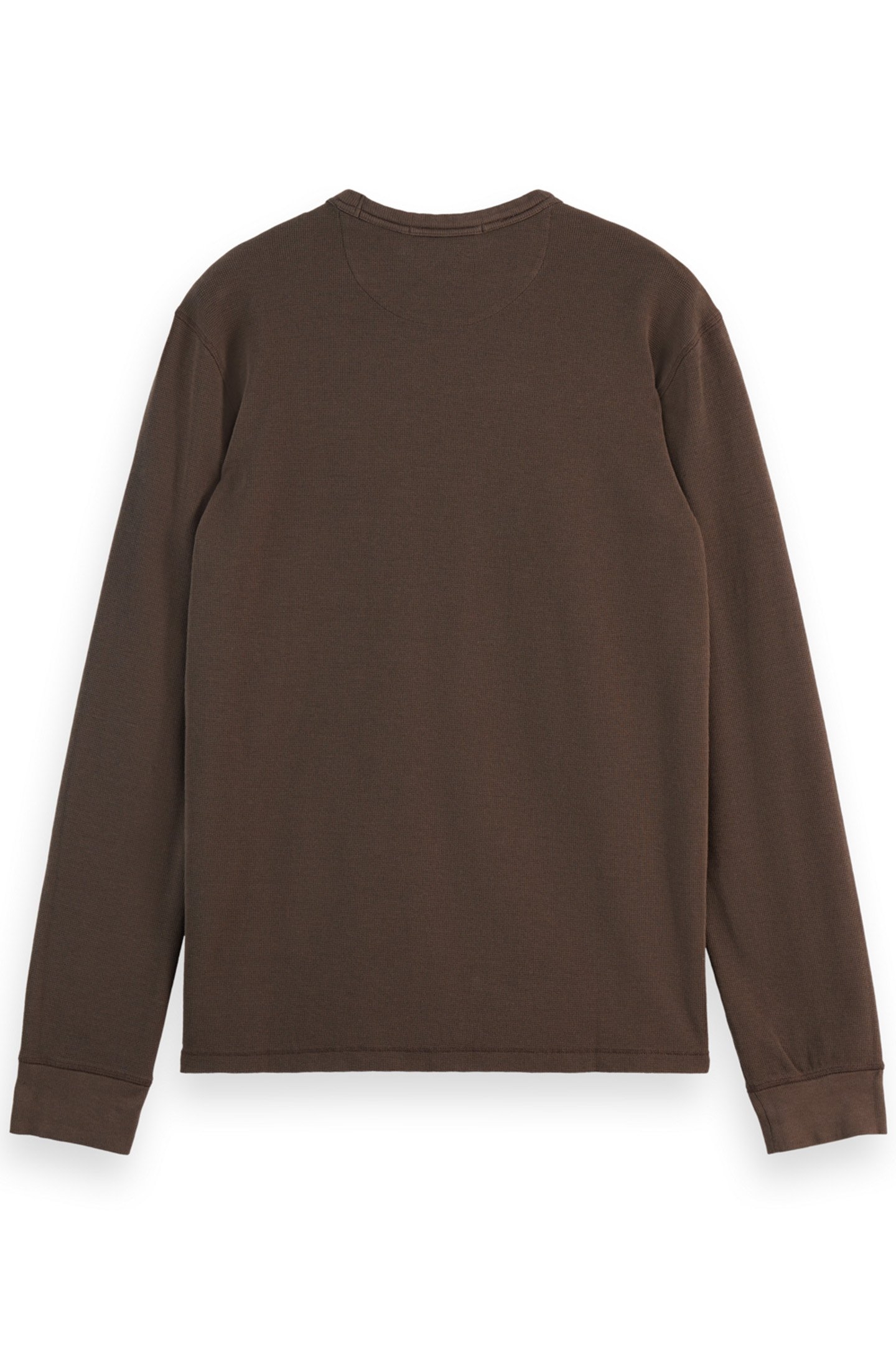 WAFFLE T-SHIRT LS COFFEE 5