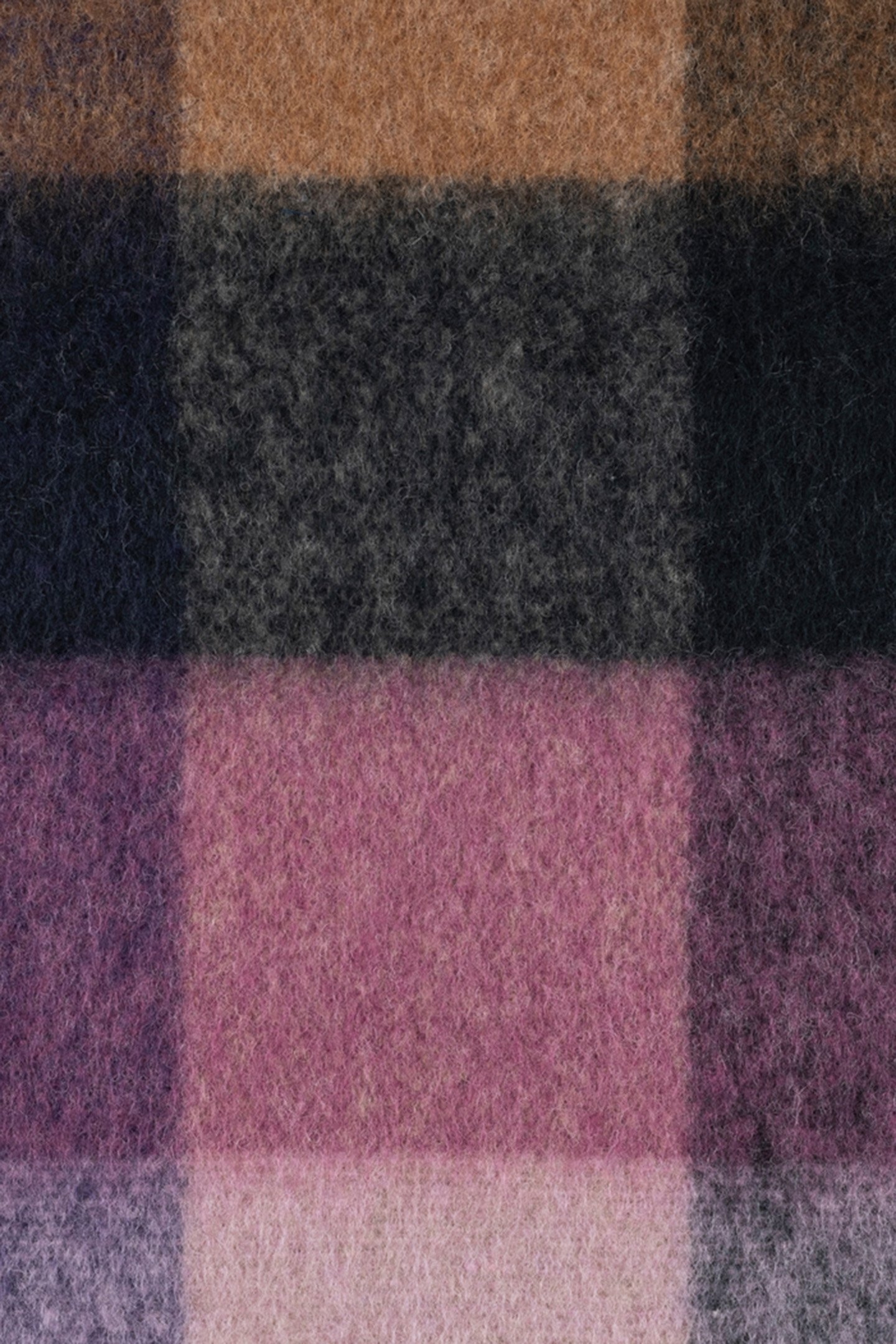 UNISEX S&S WOVEN BUFFALO CHECK SCARF BURGUNDY 2