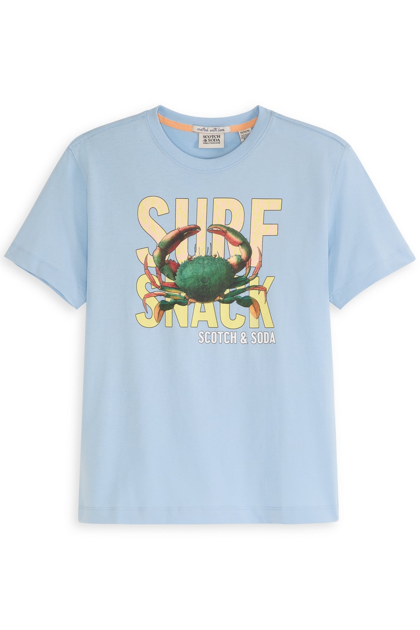 BOYS S&S GRAPHIC TEE LT BLUE PASTEL 1
