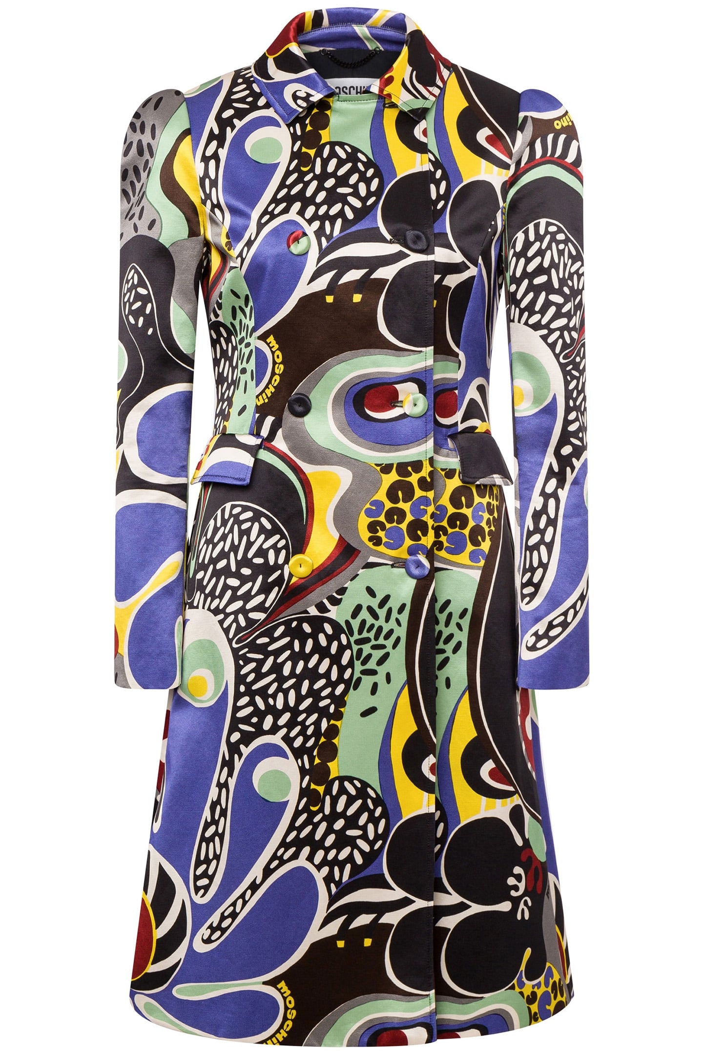 PSYCHEDELIC PRINT COAT BLACK 3