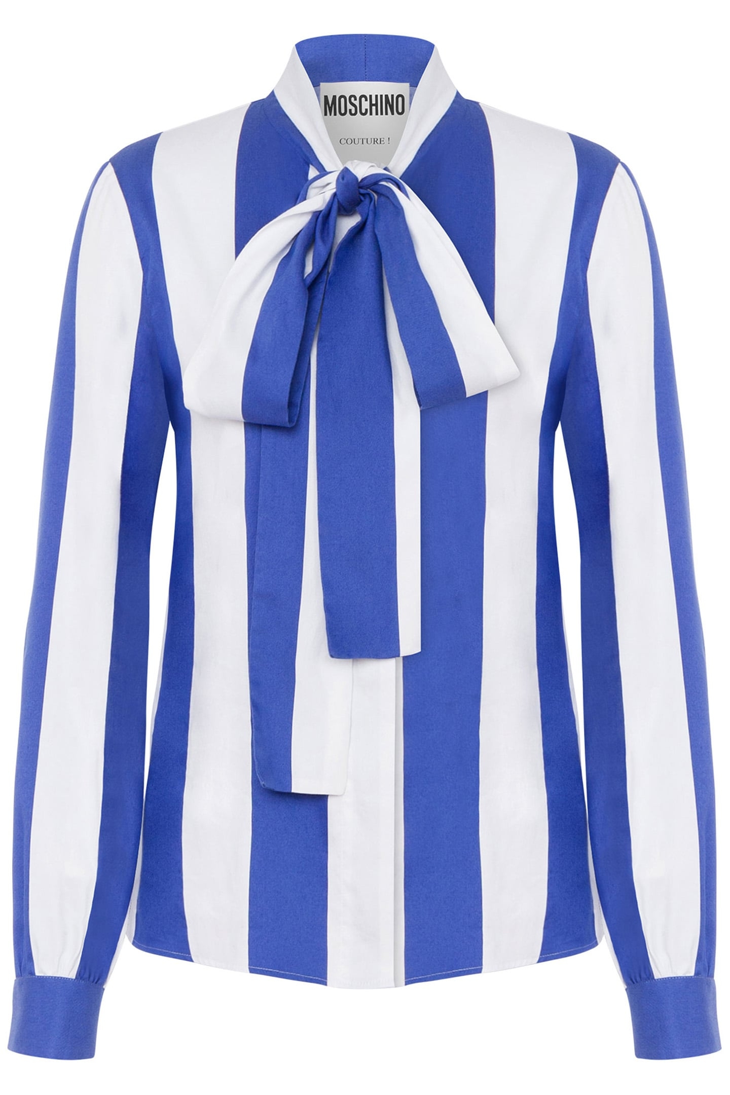 STRIPED SHIRT IN COTTON AND SILK BARRÈ WHITE 3