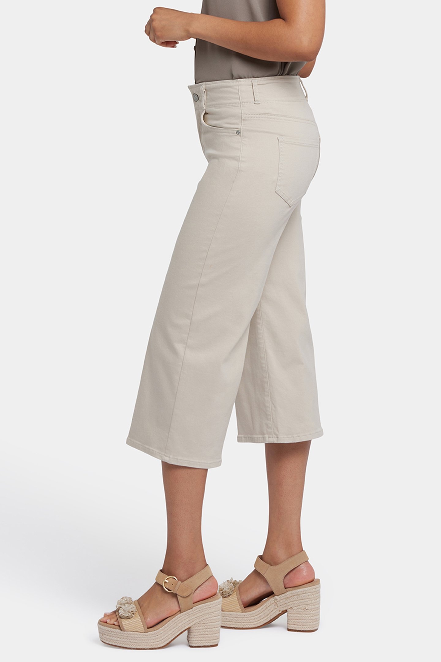 BRIGITTE WIDE LEG CAPRI FEATHER 5