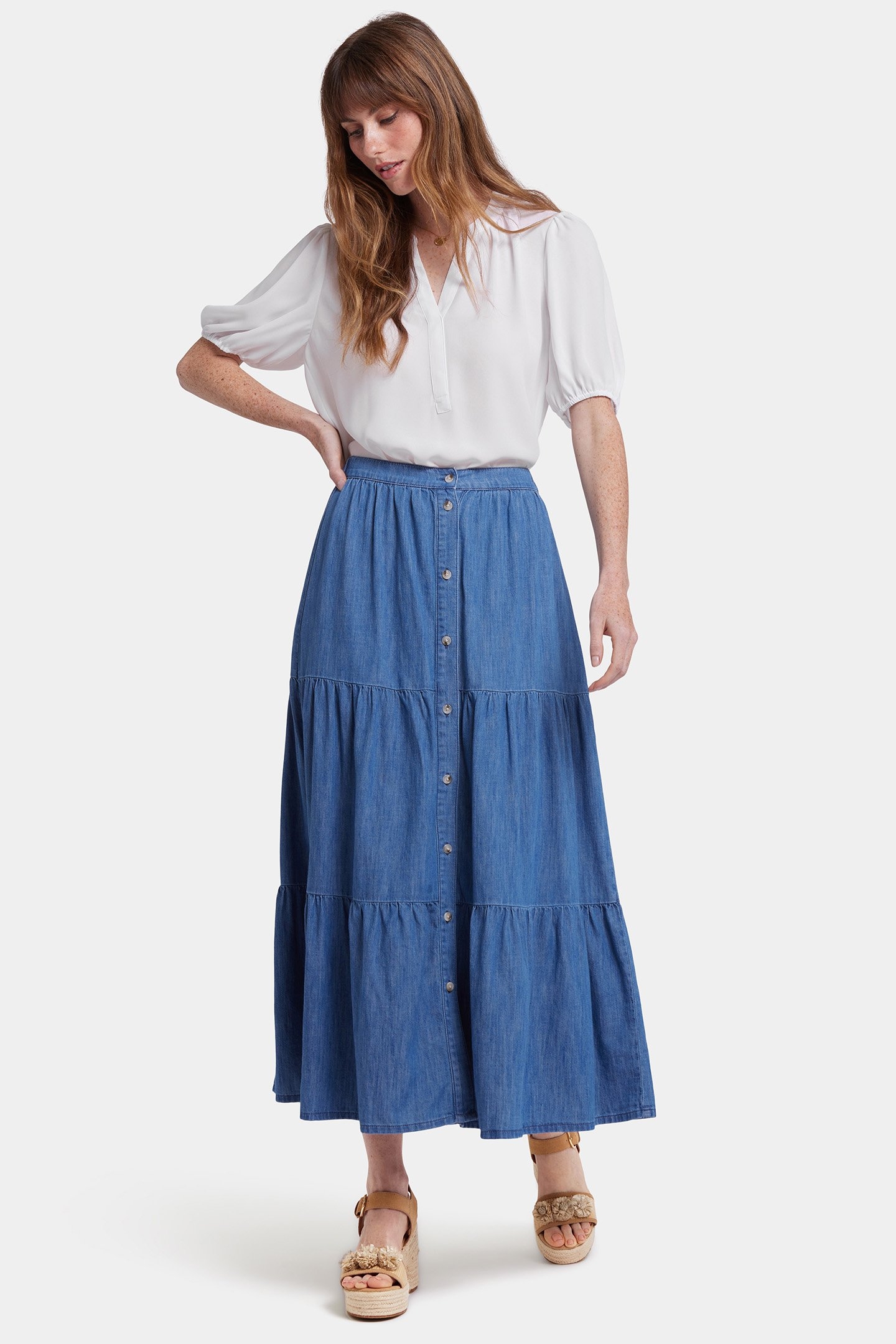 TIERED MAXI SKIRT EVERLY 1