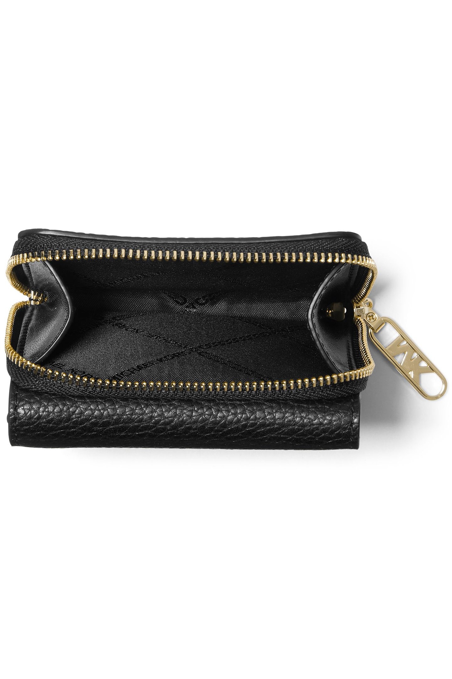 PURSE WITH GOLD LOGO IN BLACK 2