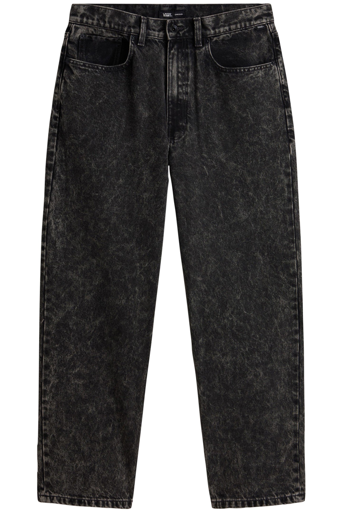 CHECK-5 BAGGY DENIM PANT STONEWASH BLACK 1
