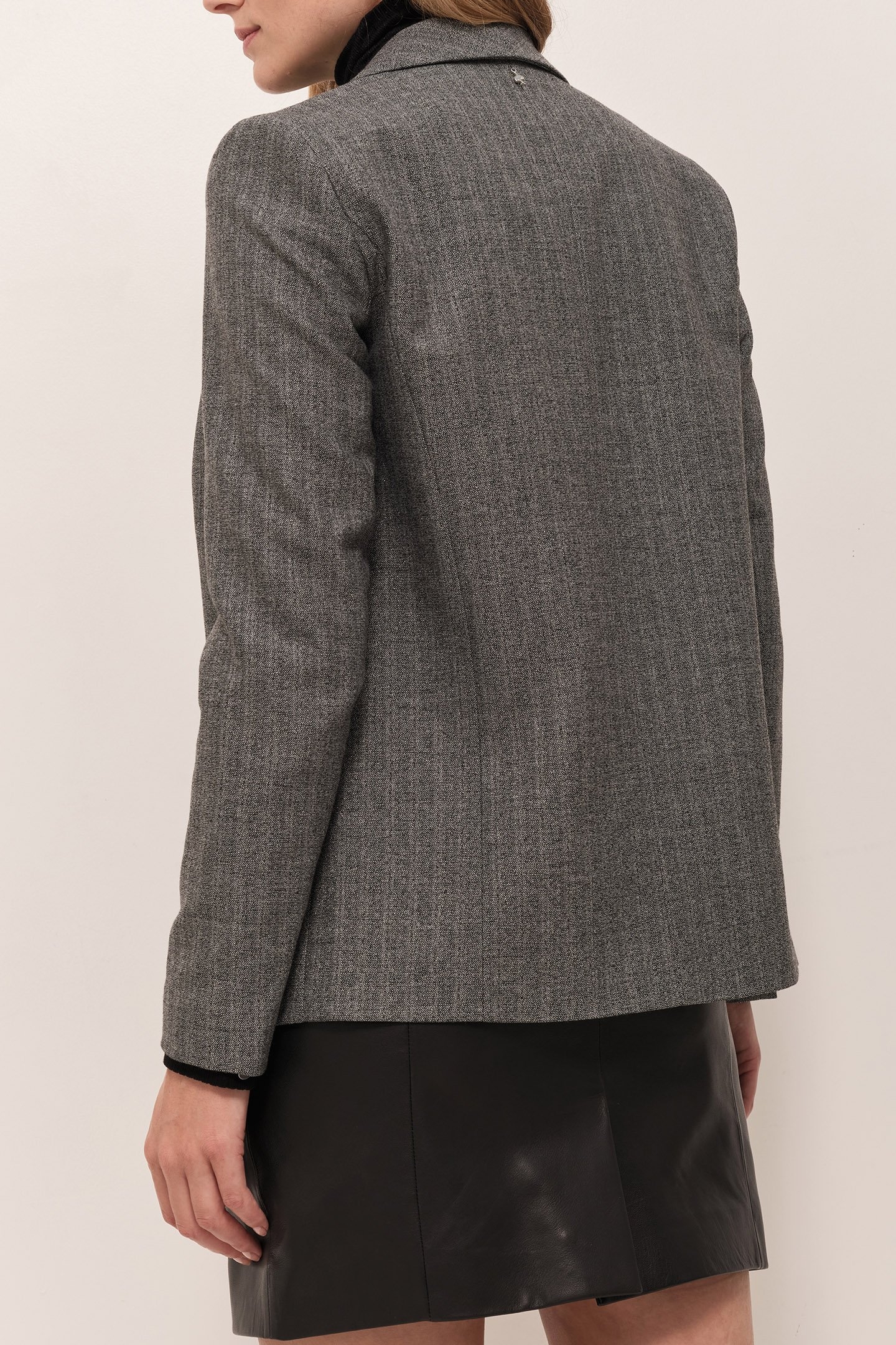 VANGELIS - MOUSE GREY JACKET WITH SEQUINED MOTTLED PATTERN 2